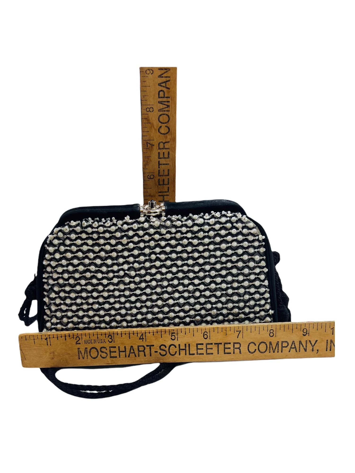 Vintage Clutch with Anthracite Multi-Faceted Crystals by Judith Leiber - Image 12