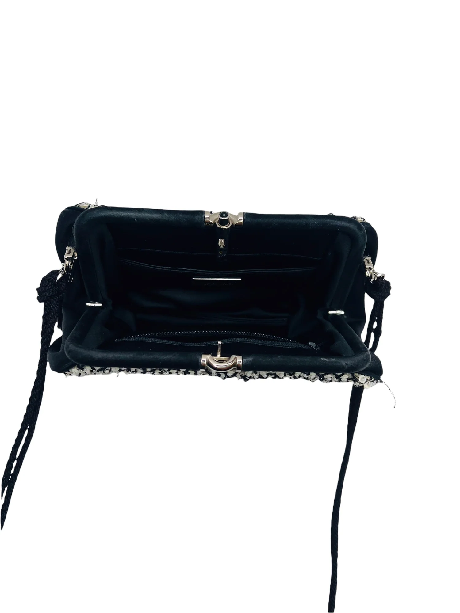 Vintage Clutch with Anthracite Multi-Faceted Crystals by Judith Leiber - Image 5