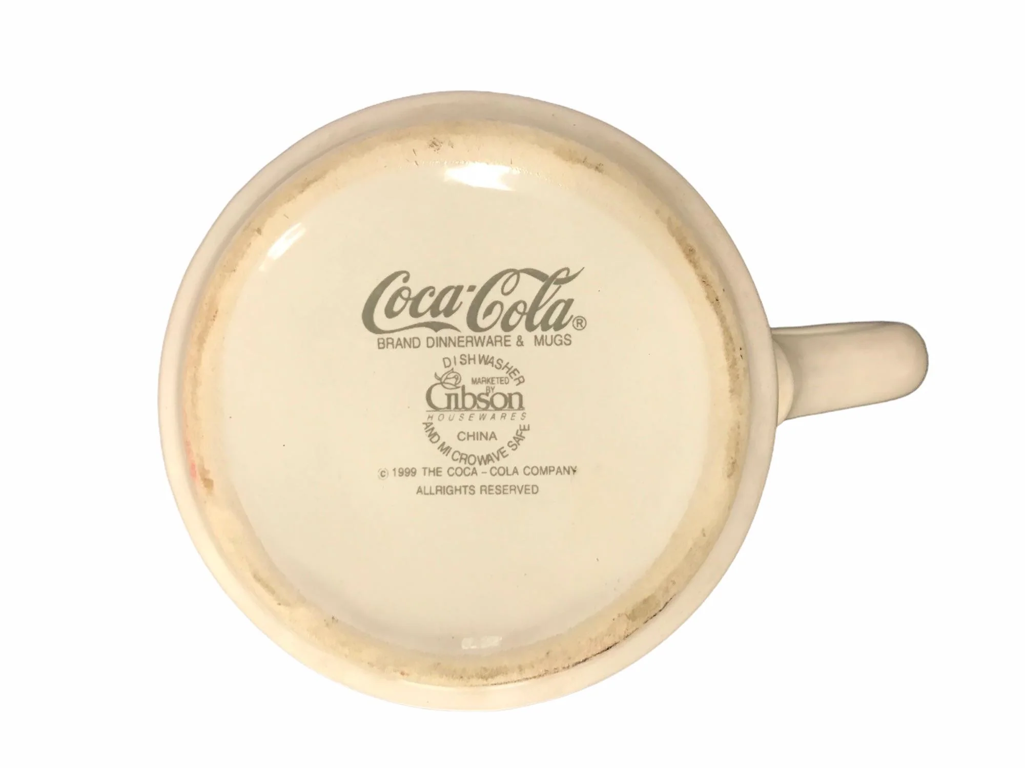 Vintage Coca Cola Brand Gibson Dinnerware 1999 Coffee Mug Polar Bears by Coca Cola Brand Gibson Dinnerware - Image 2