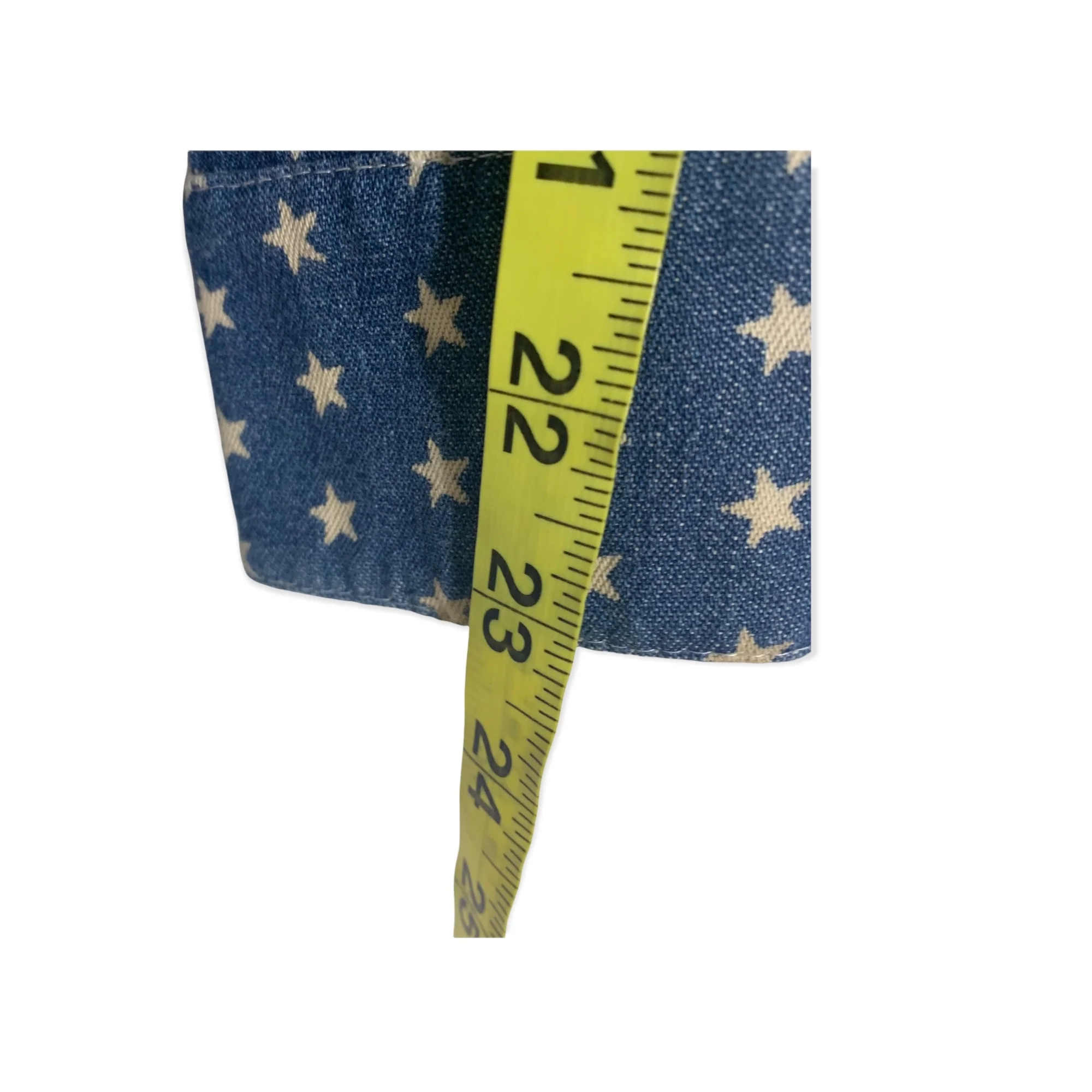 Vintage Collection Blue Micro Star Print Top Medium by wah maker - Image 8