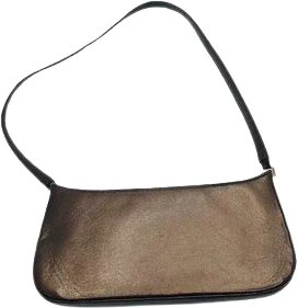 90s Vintage Copper Leather Shoulder Bag Made In Italy By Salvatore Ferragamo