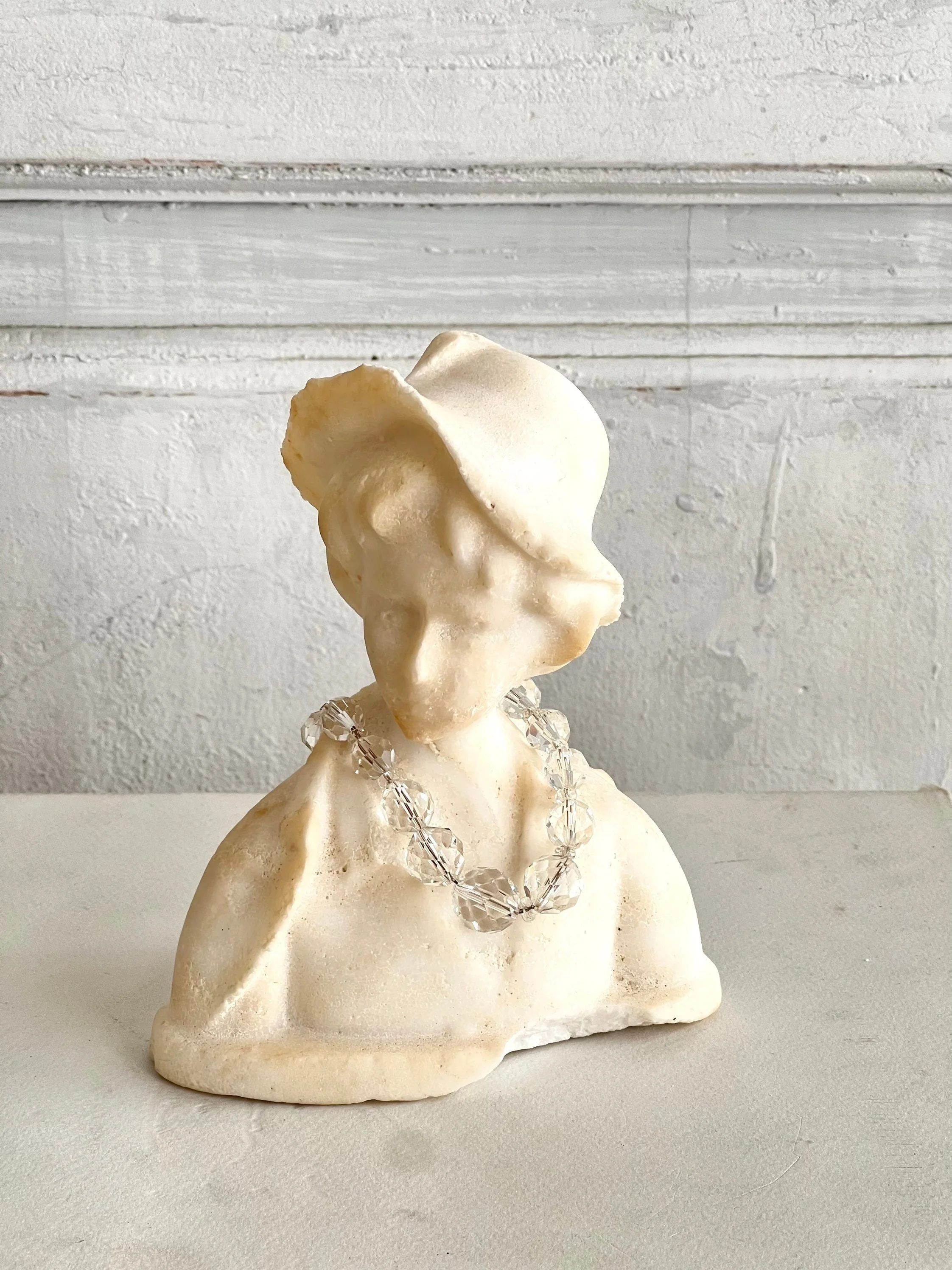 Vintage Cut Crystal Faceted Crystal Bead Choker - Image 2