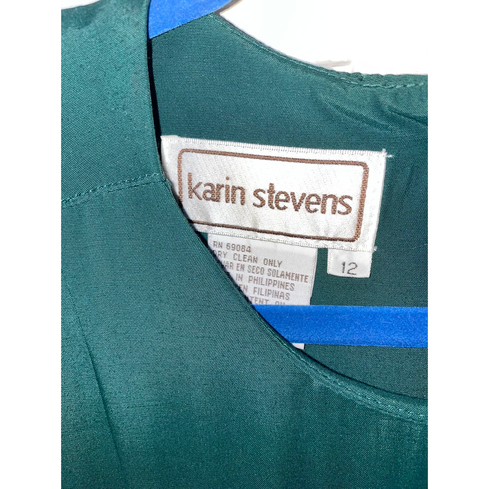 Vintage Dead Stock 80s/90s Midi Dress Sz 12 Nwt by Karin Stevens - Image 4