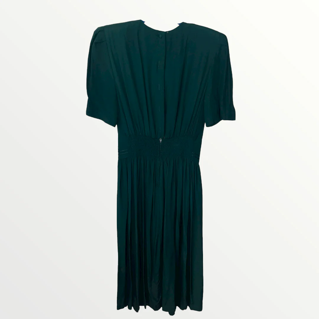 Vintage Dead Stock 80s/90s Midi Dress Sz 12 Nwt by Karin Stevens - Image 6