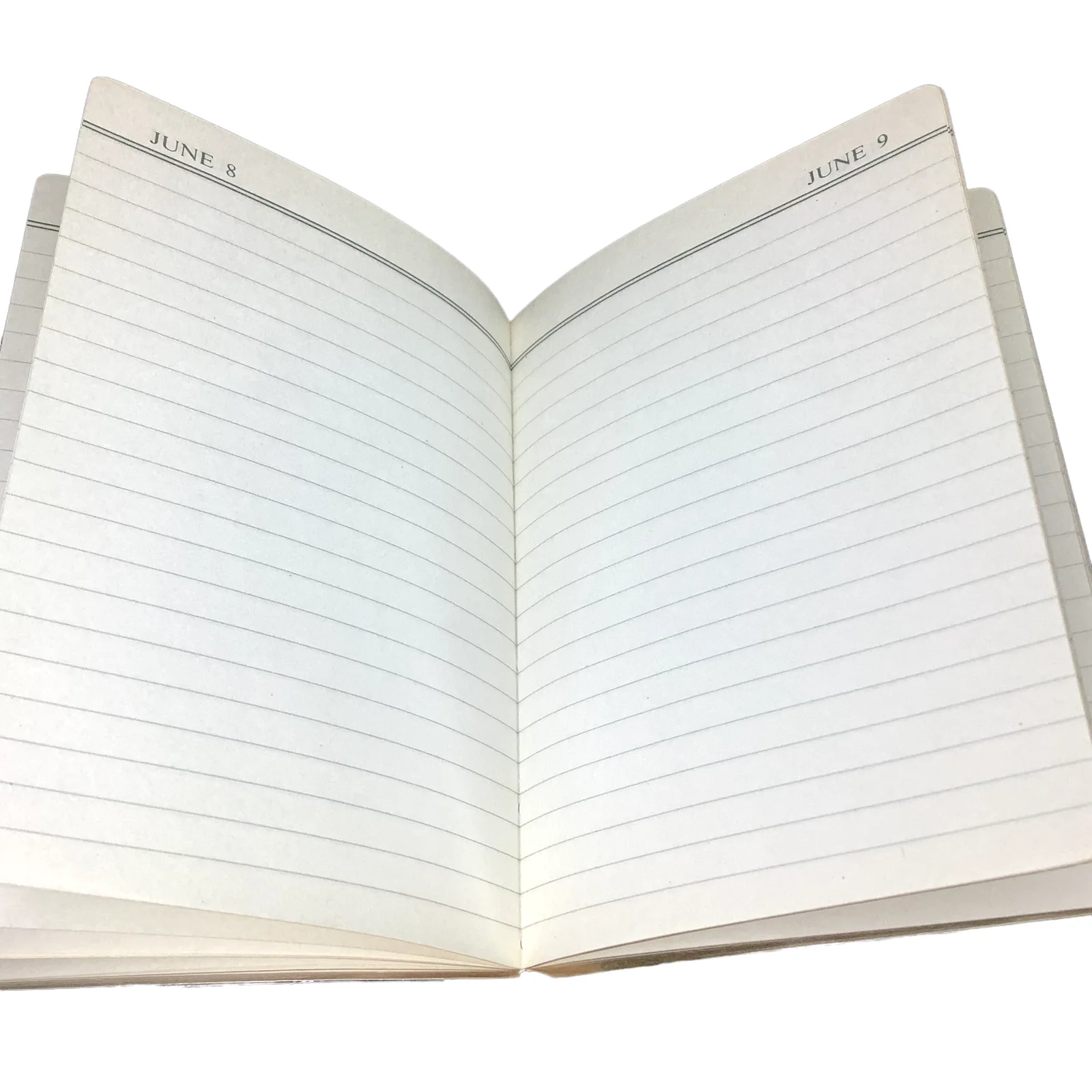 Vintage Diary 70s 80s Black Leather One Year Blank Unused Horoscopes Small 5x4 - Image 3
