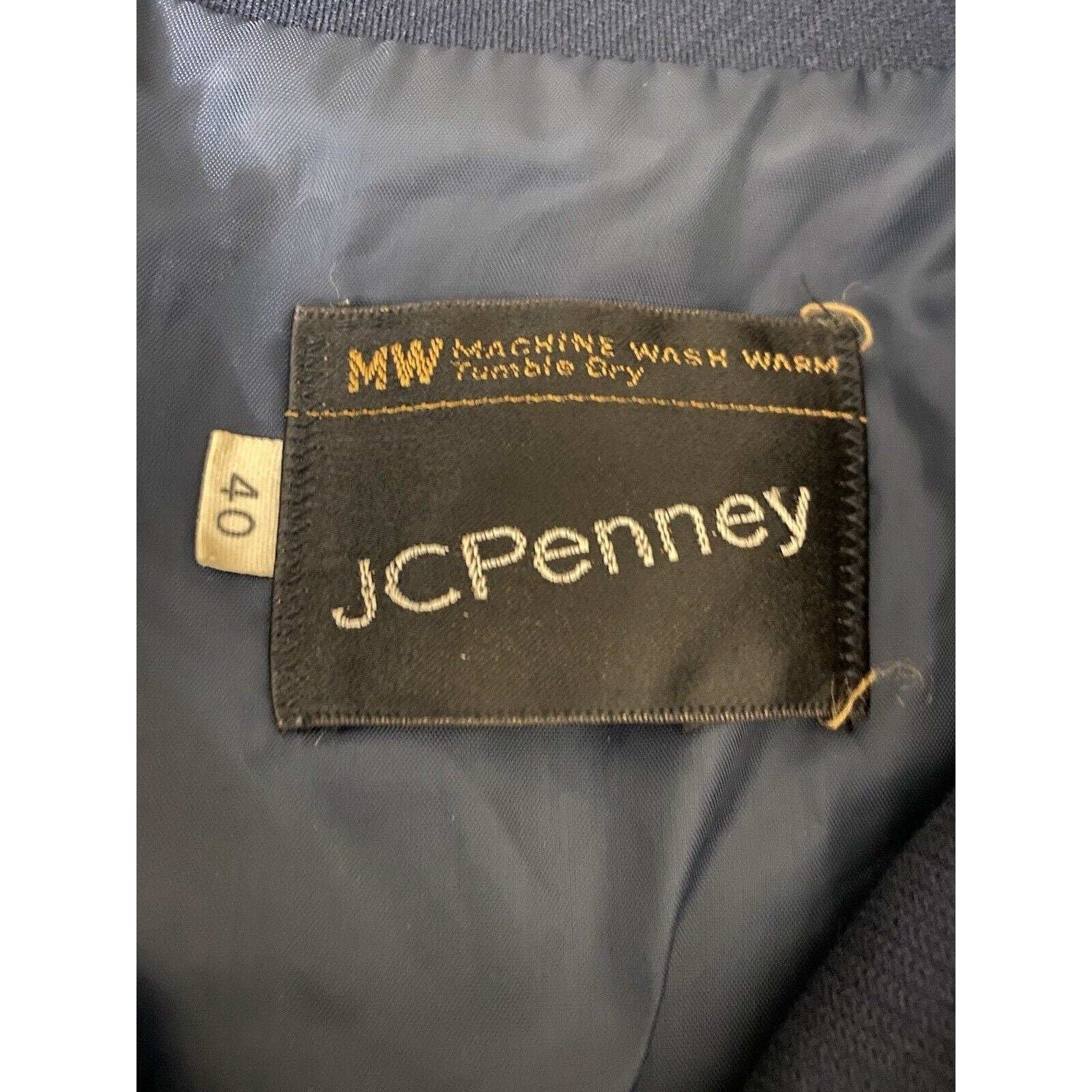 Vintage Disco Leisure Suit Jacket Pearl Snaps 70s Groovy Men's Jc Penney Lined by Jc Penney - Image 4