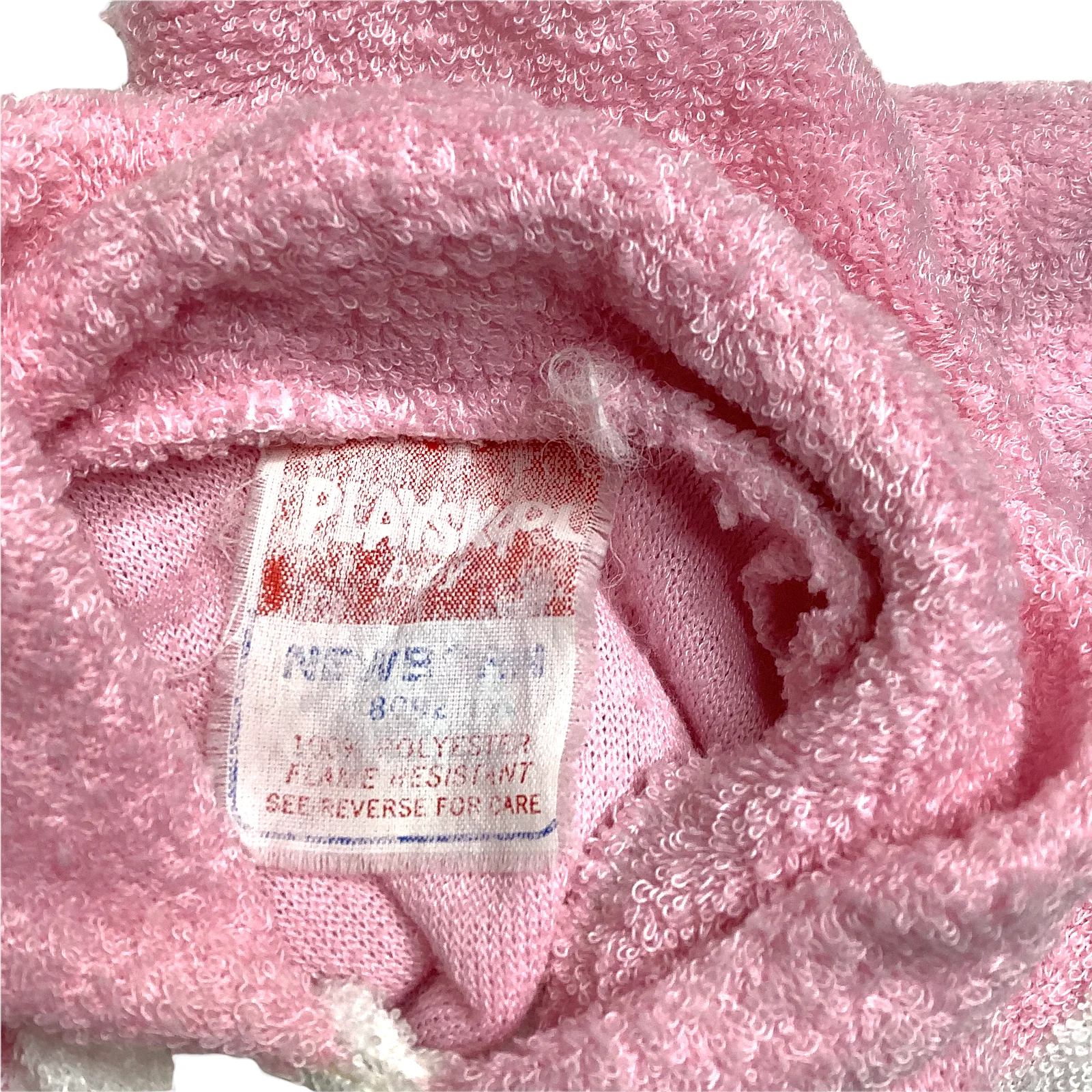 Vintage Disney Pajamas Footie Newborn Lightweight One Piece 80s Mickey Minnie by Playskool - Image 4
