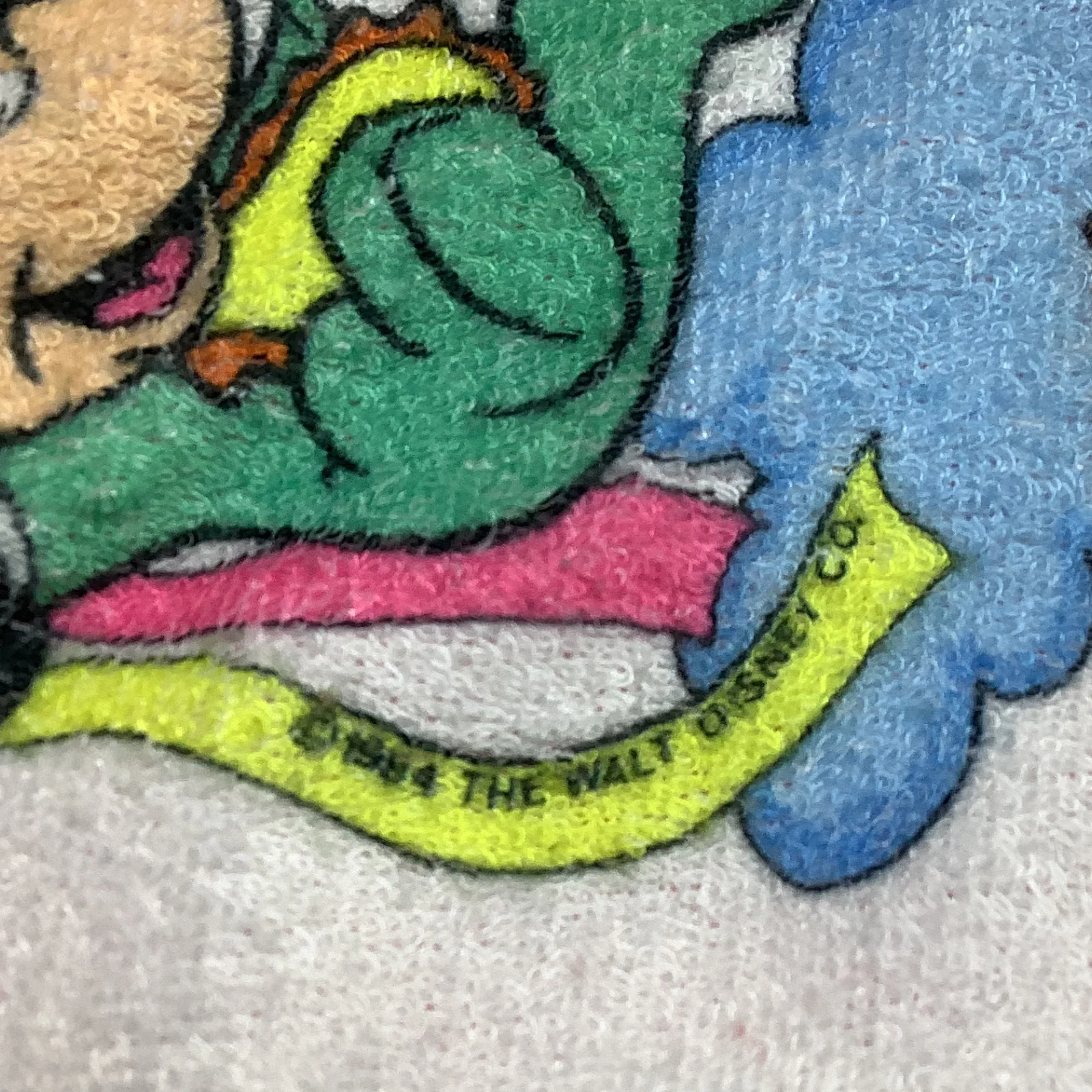 Vintage Disney Pajamas Footie Newborn Lightweight One Piece 80s Mickey Minnie by Playskool - Image 6