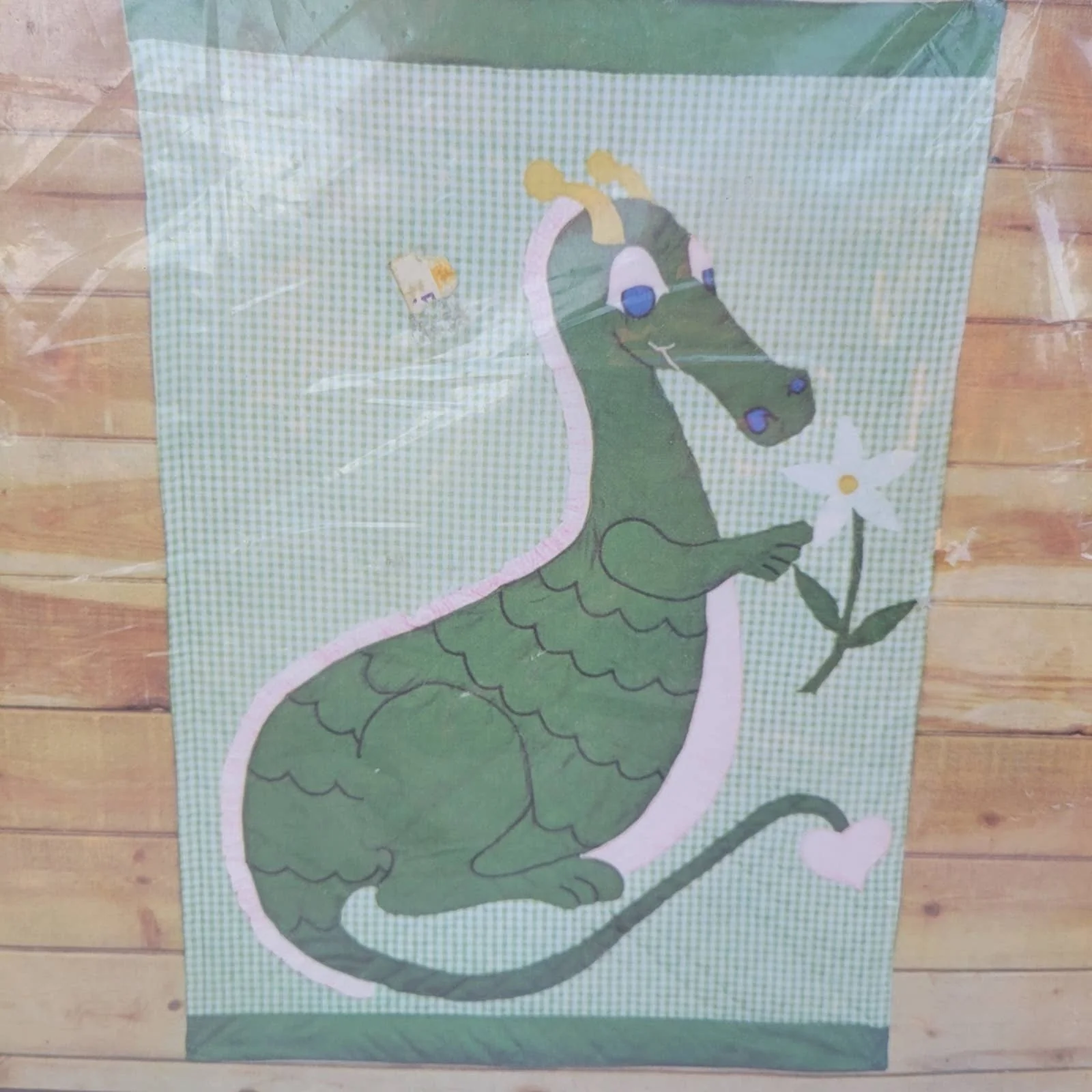 Vintage Diy Dragon Quilt Or Wall Hanging - Everything Included To Make It! - Image 4