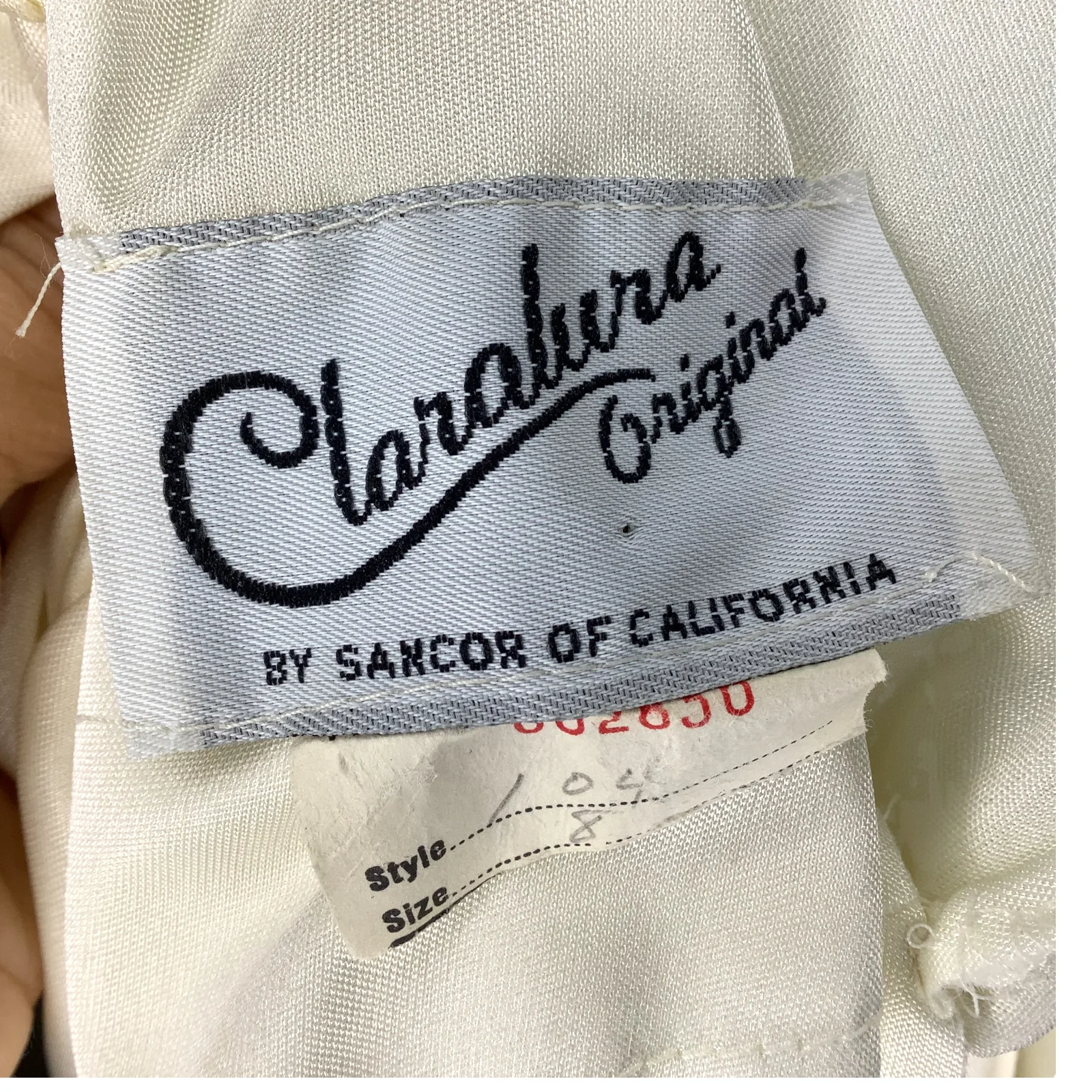 Vintage Dress 80s S Beaded Sequins Trim Ruched Jersey Knit Bias Cut Pleated Hem by Claralura - Image 4