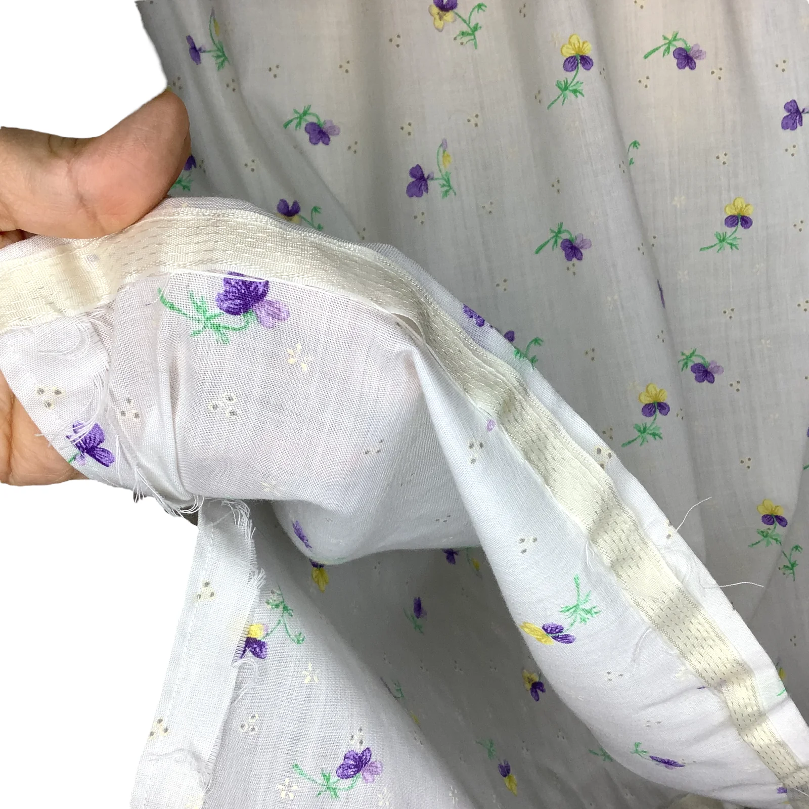 Vintage Dress Set Handmade 70s 80s Floral Xxs/xs Crop Jacket Lightweight - Image 8