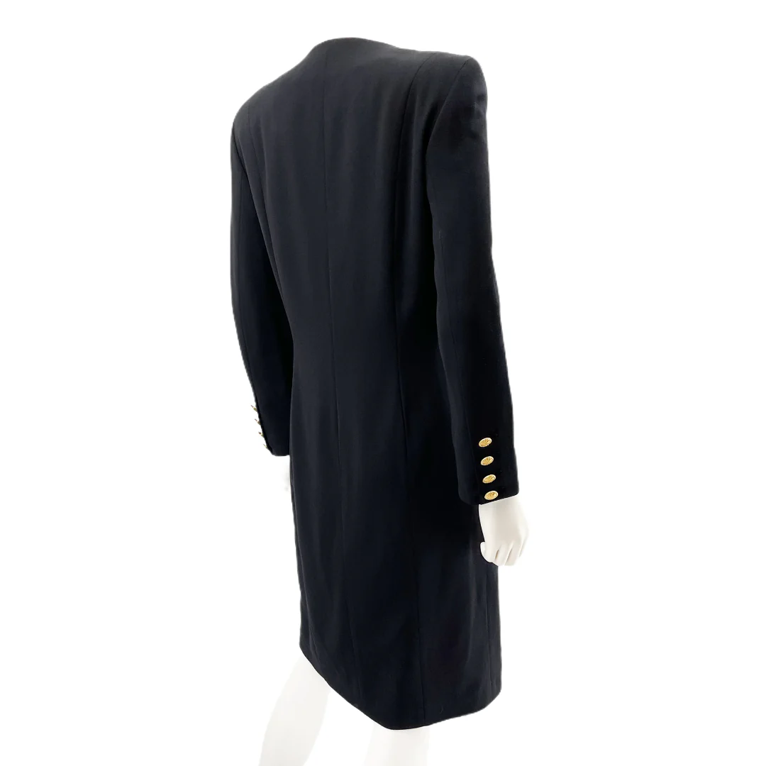 Vintage Dress with Velvet Neck Bow by ESCADA - Image 9