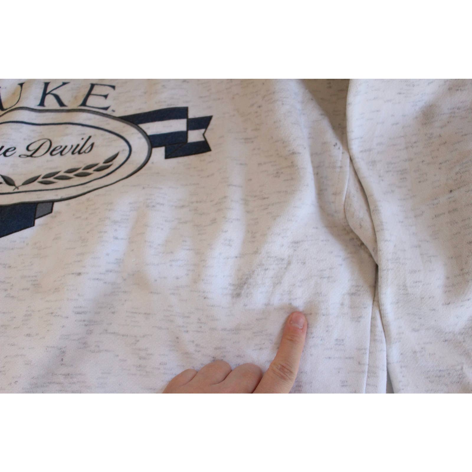 Vintage Duke University Blue Devils Sweatshirt Xl by Gear - Image 5
