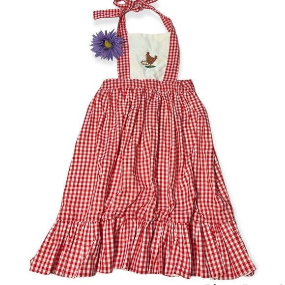 60s/70s Vintage Embroidered Apron - Image 4