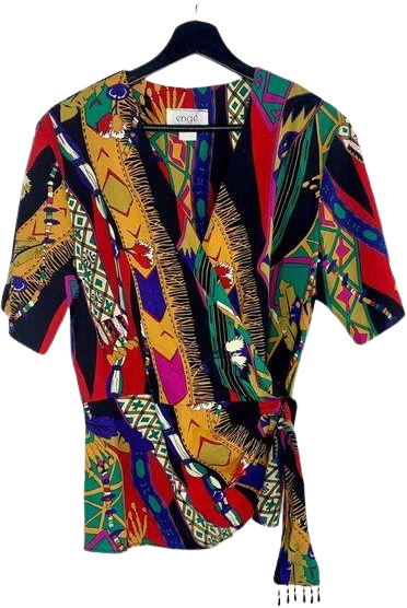 Vintage Enge Collection Wrap Top by Enge Collection