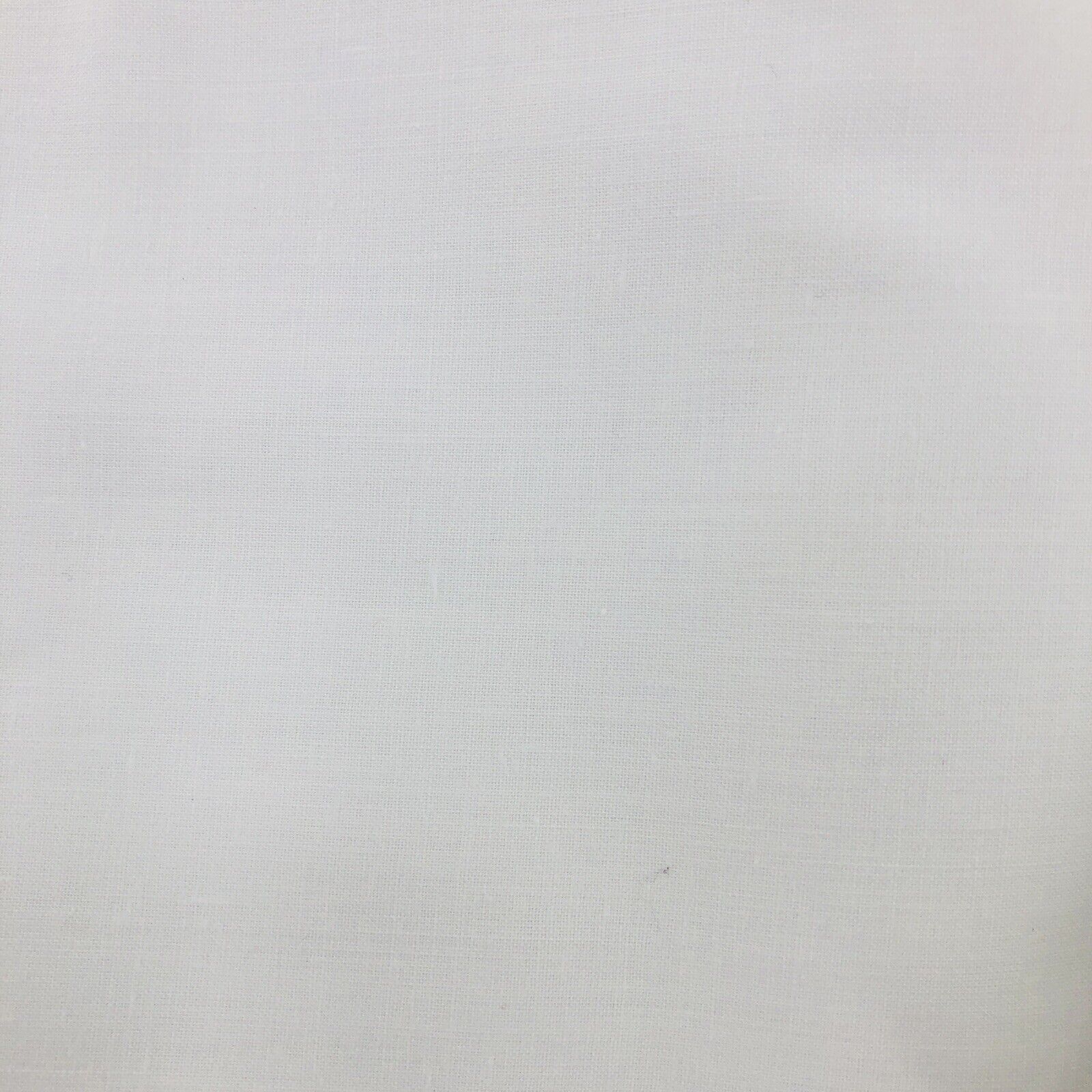 Vintage Fabric White No Iron Percale 50/50 Cotton Polyester 80x106 2 Remants Lot - Image 5