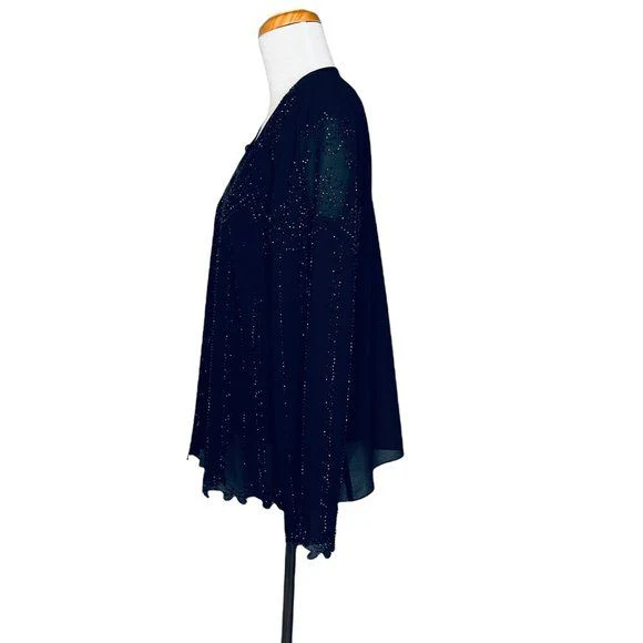 Vintage Formal Hand Beaded Jacket and Tank Top Two Piece Set Sz 14 Usa by R&M Richards - Image 8