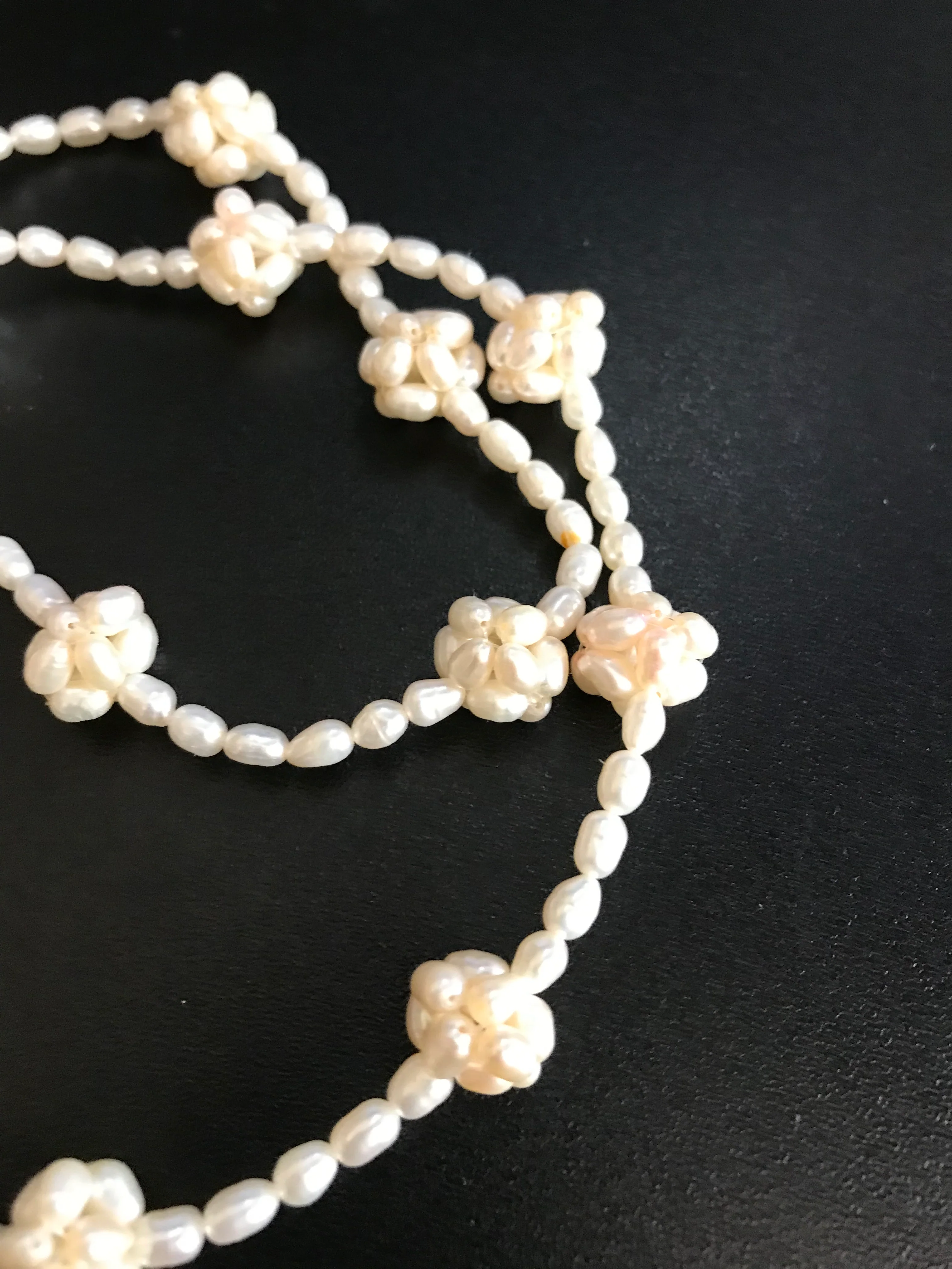 Vintage Freshwater Rice Pearl Bead Like Clusters - Image 3