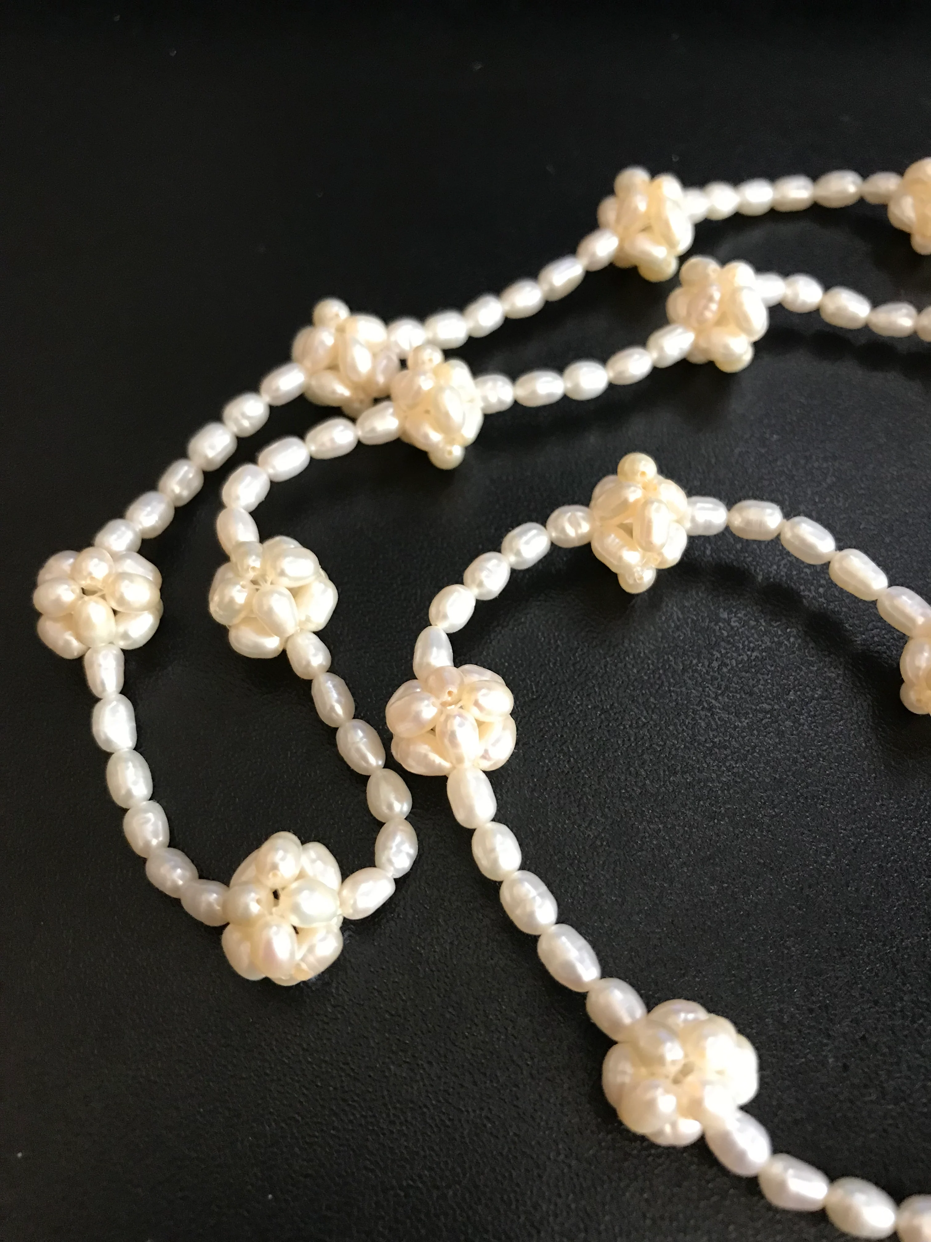 Vintage Freshwater Rice Pearl Bead Like Clusters - Image 4