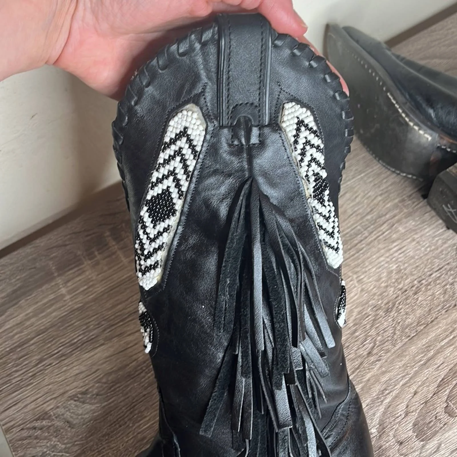 Vintage Fringe Cowboy Boots - Image 6
