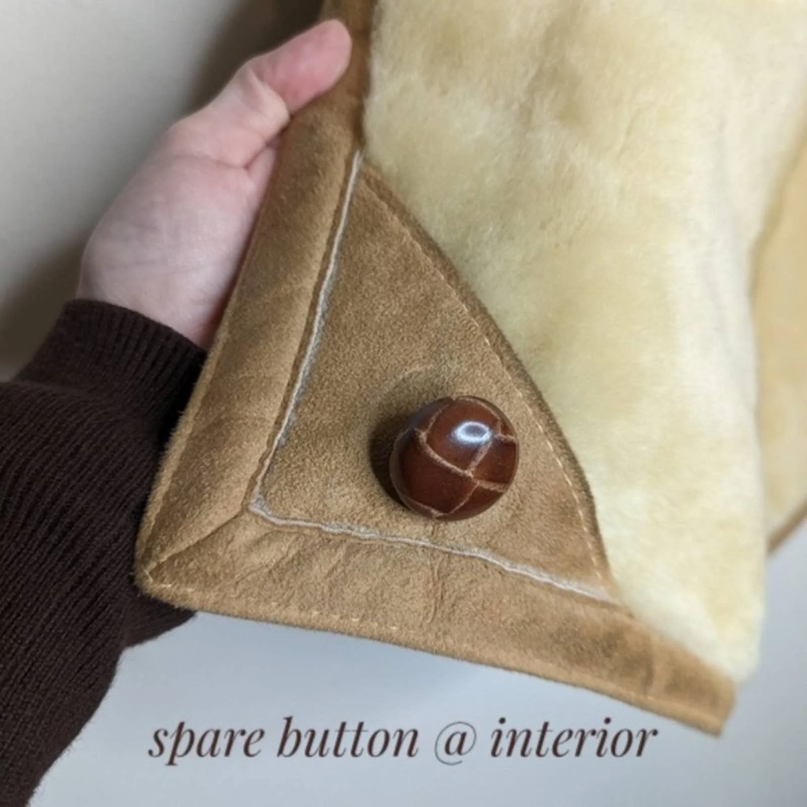Vintage Genuine Sheepskin Shearling Men's Leather Coat by Sawyer of Napa California - Image 12