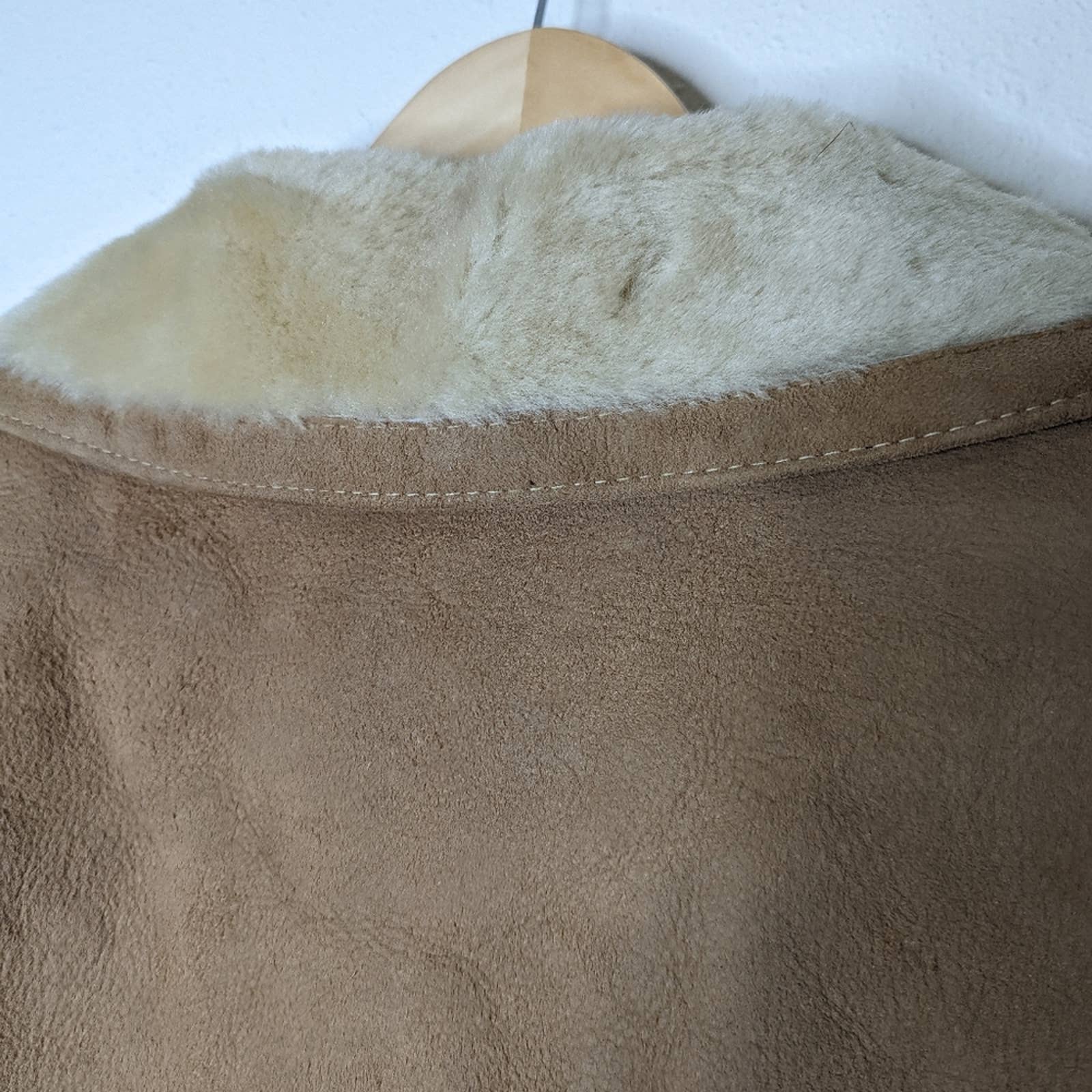 Vintage Genuine Sheepskin Shearling Men's Leather Coat by Sawyer of Napa California - Image 13