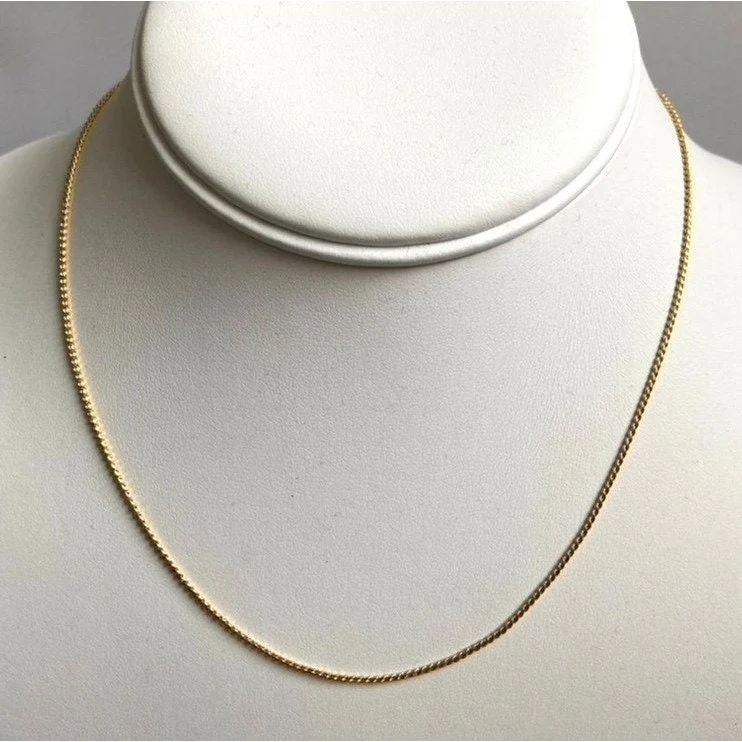 Vintage Gold Tone Chain Necklace Lot 5 Pc Napier Accessocraft Signed by Trifari - Image 8
