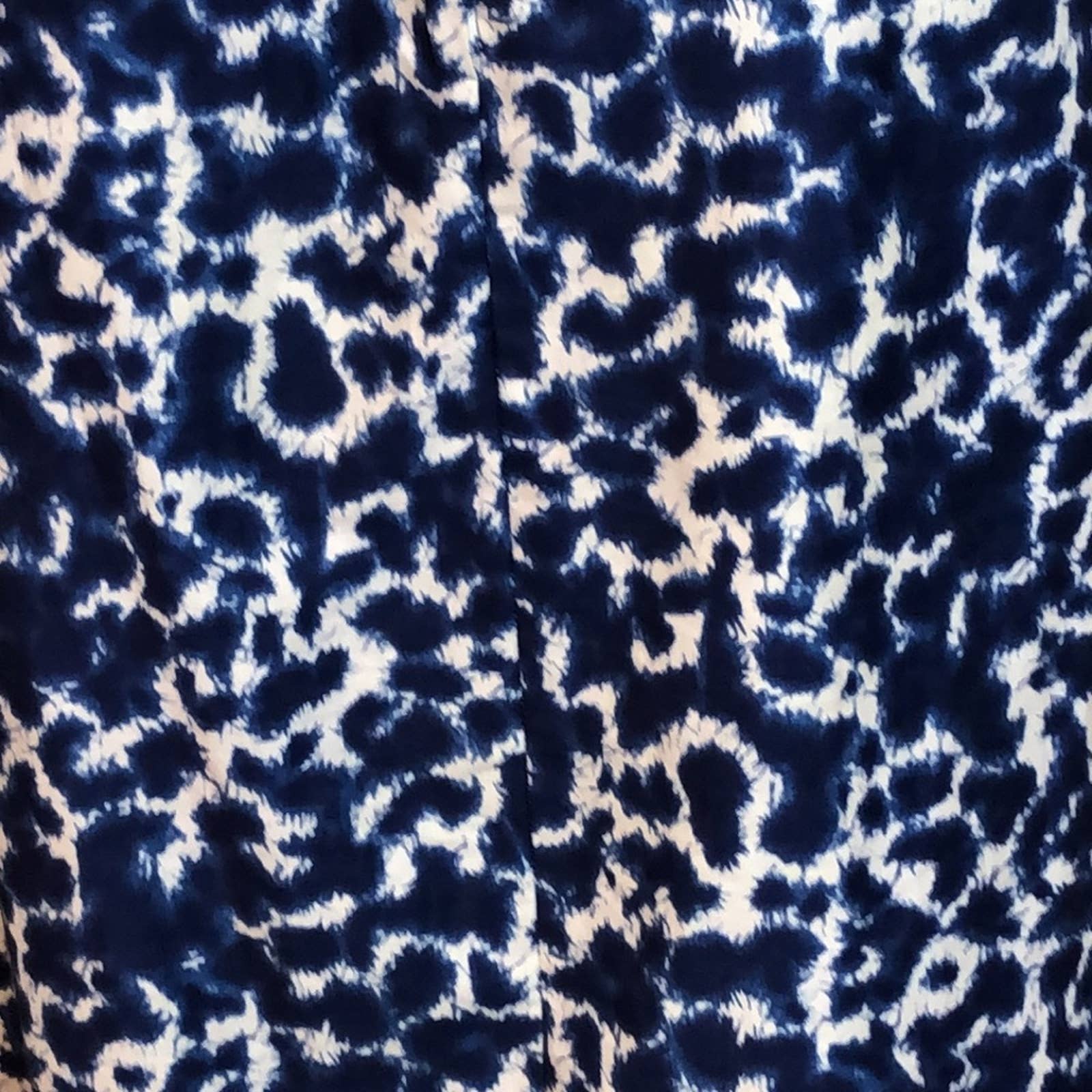 Vintage Graphic Split Neck Fit and Flare Dress - Image 5