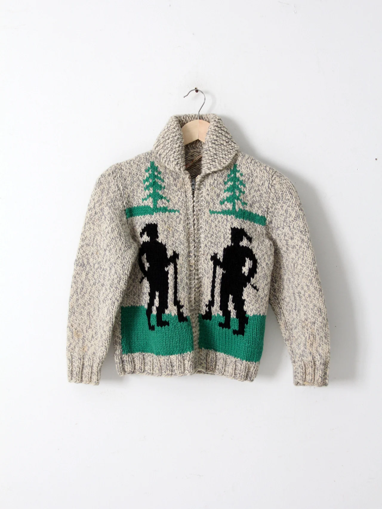 Vintage Hand Knit Cowichan Sweater - Image 7