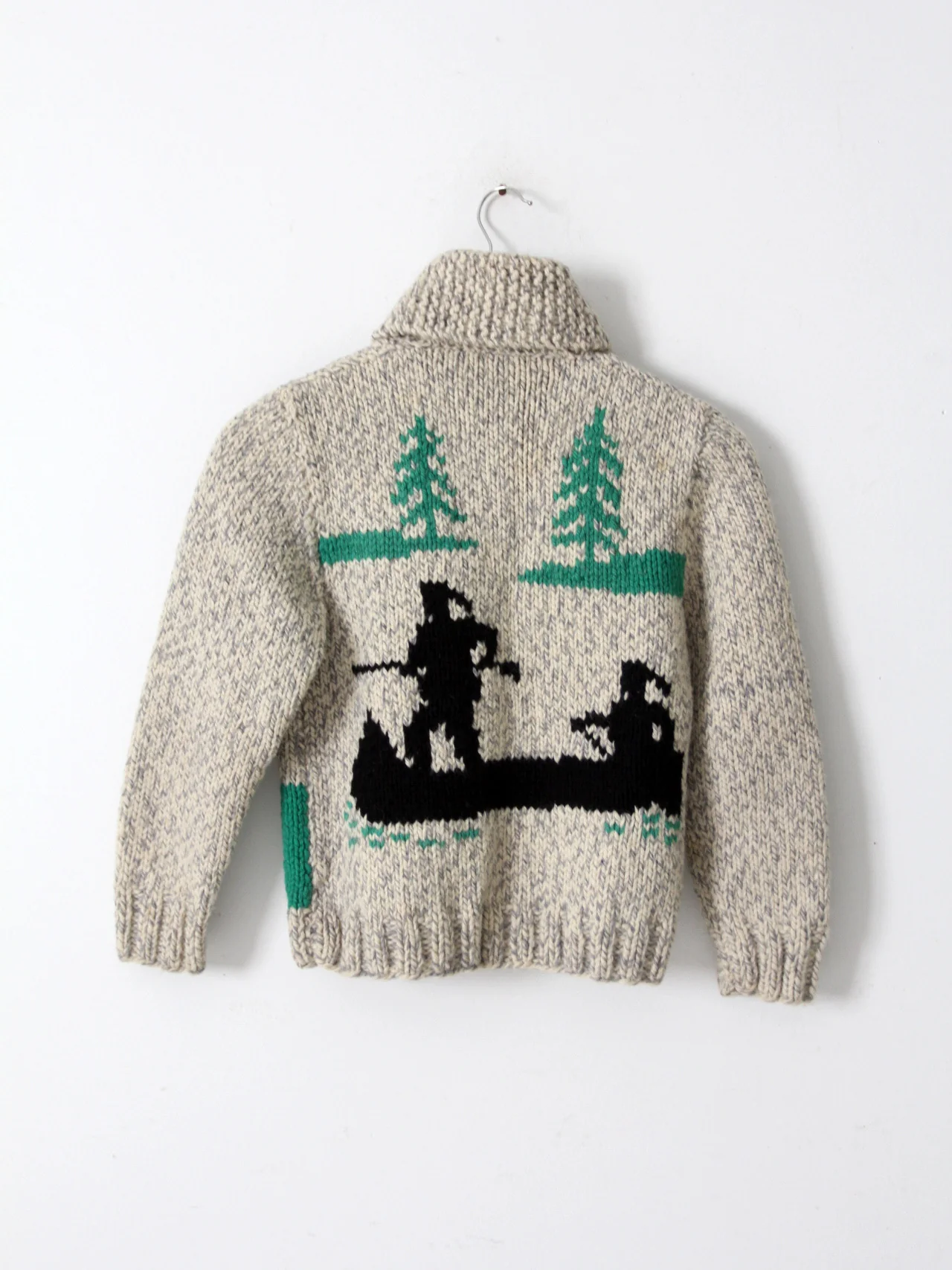 Vintage Hand Knit Cowichan Sweater - Image 8