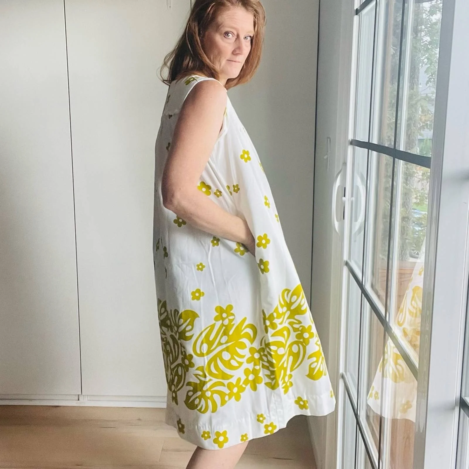 Vintage Hawaiian Mini Dress Lauhala Made In Hawaii Vacation Style Large by Lauhala - Image 4