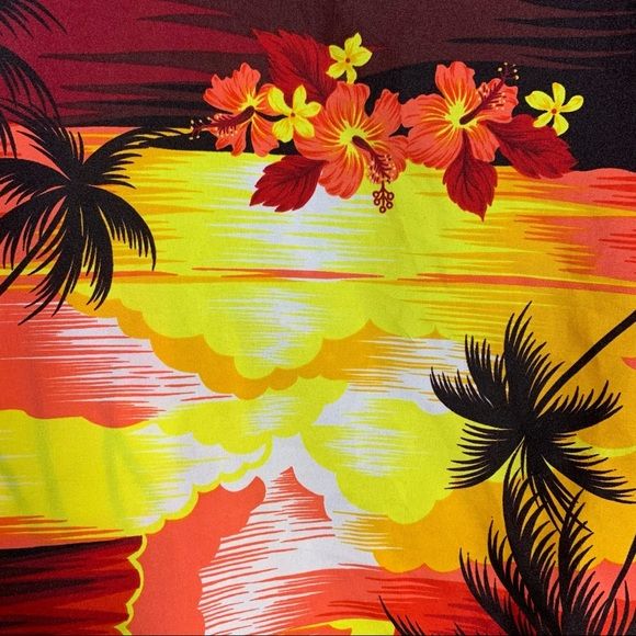Vintage Helena’s Aloha Shirt Hawaiian Short Sleeve - Image 5