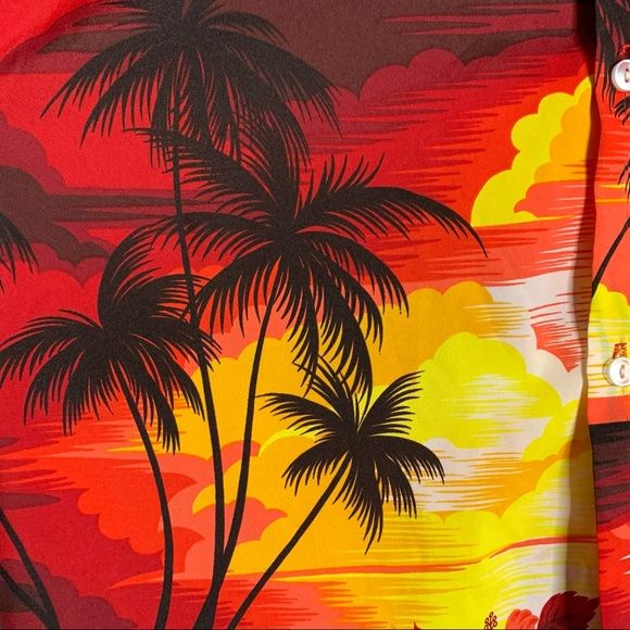 Vintage Helena’s Aloha Shirt Hawaiian Short Sleeve - Image 6