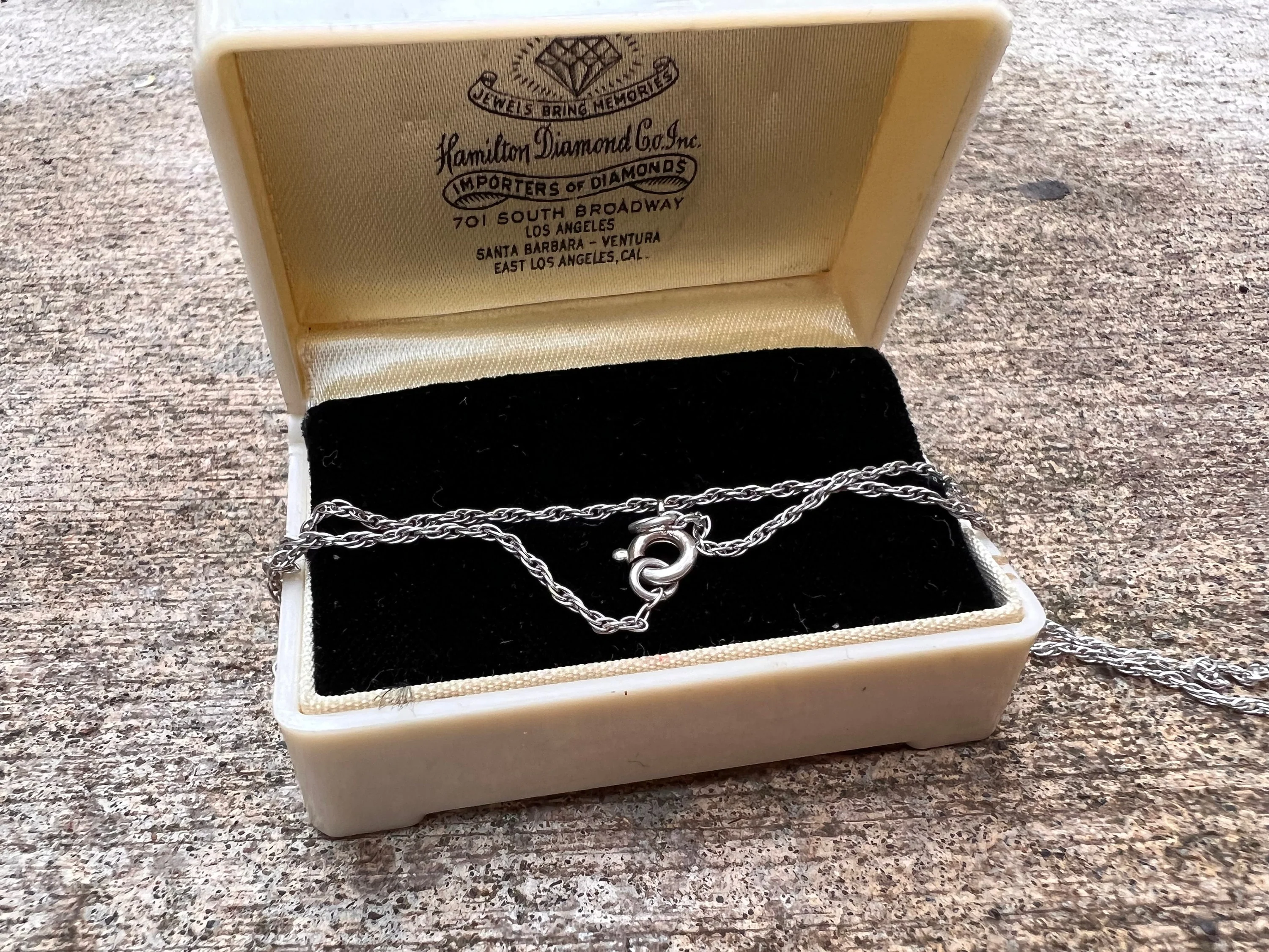 Vintage Hersheys Kiss Sterling Silver Necklace - Image 2