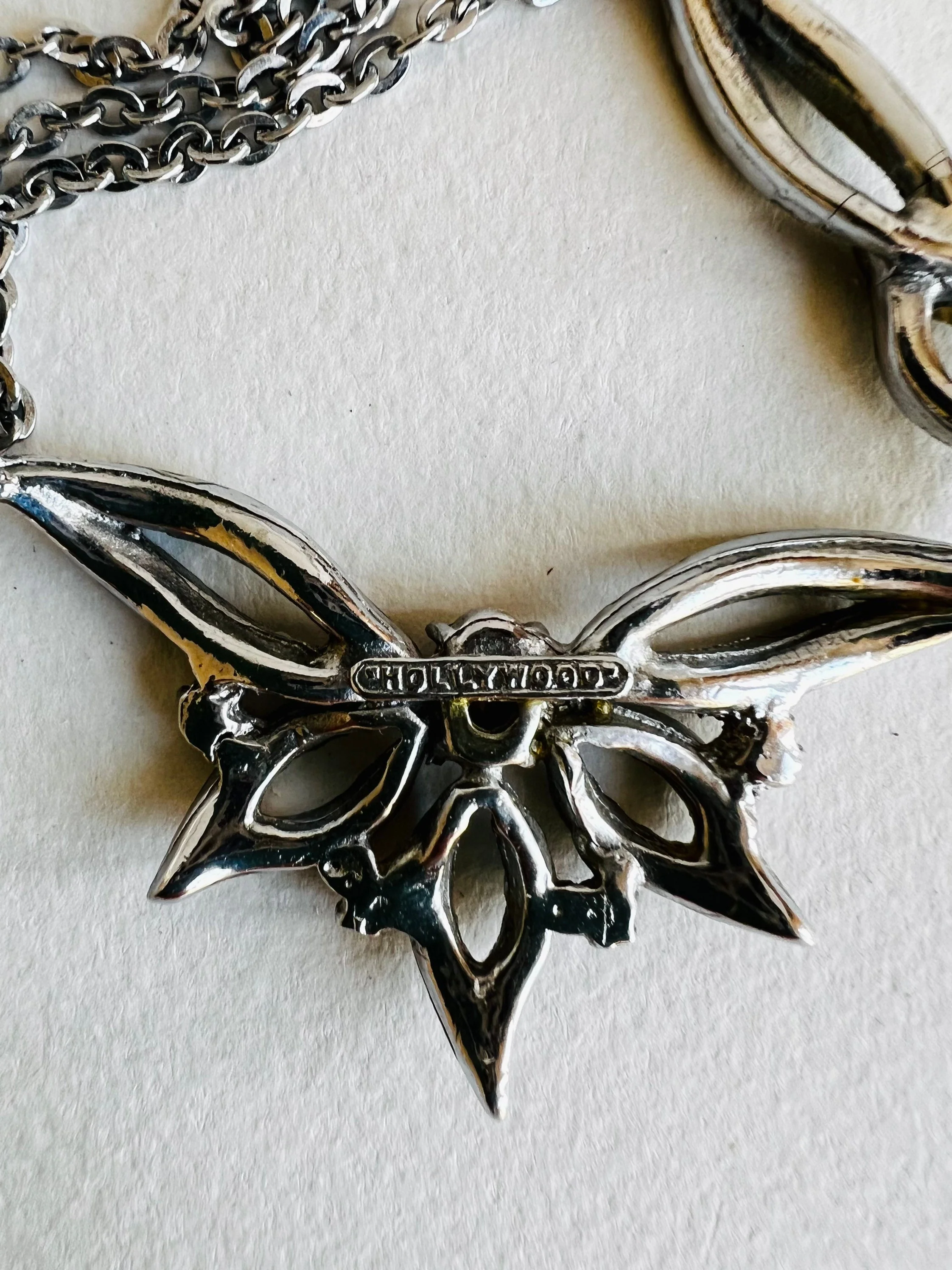 Vintage Hollywood Rhinestone Choker Vintage Rhinestone Necklace - Image 3