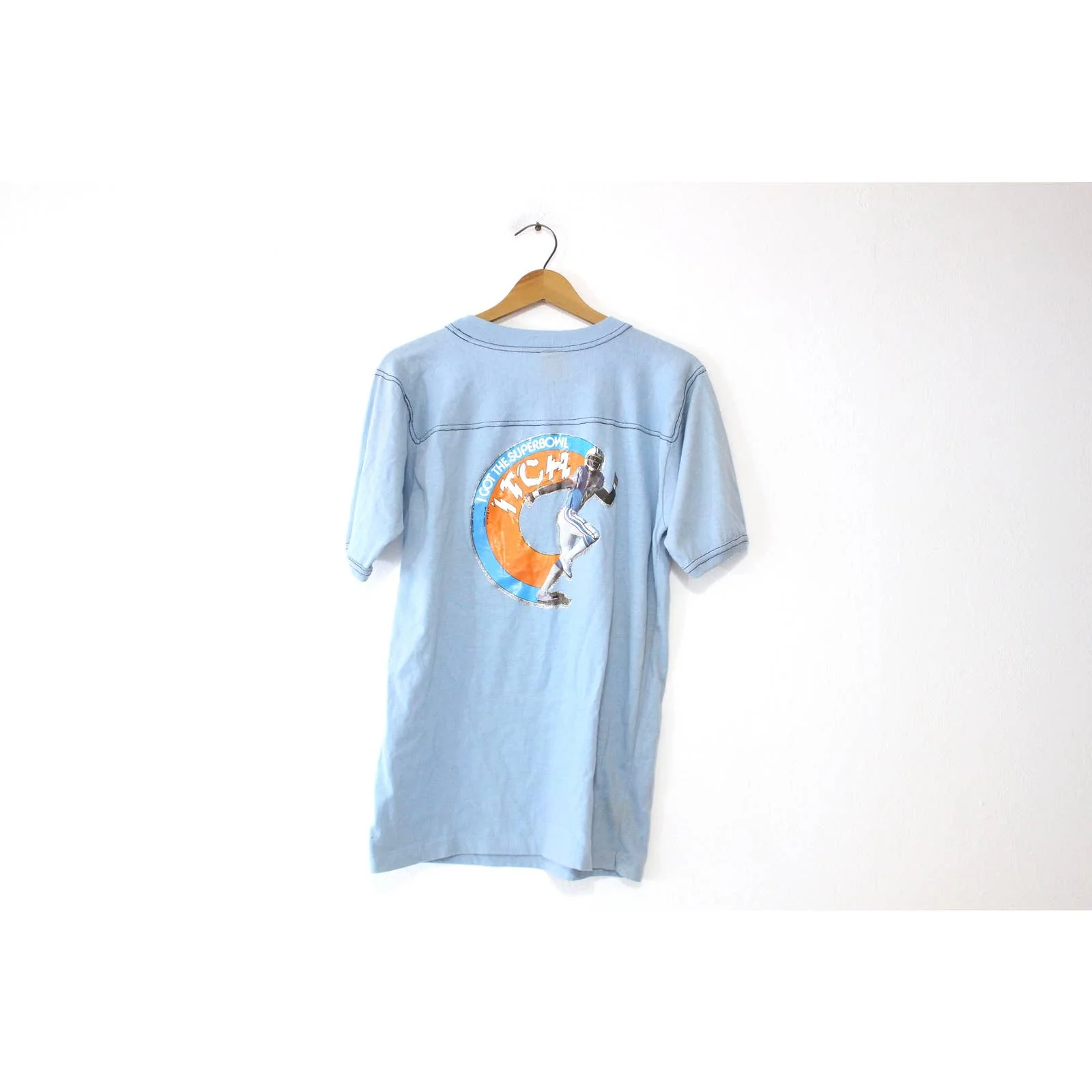 Vintage I Love You Oilers Football T-Shirt Large by Bantams - Image 2