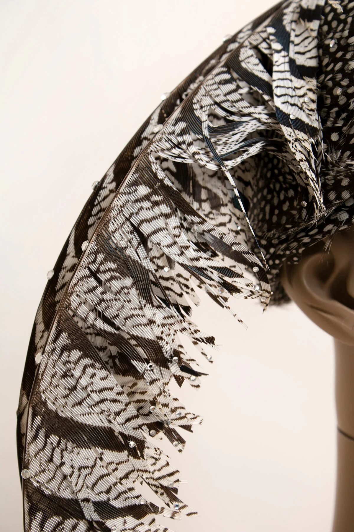 Vintage Jack Mcconnell Pheasant Feather Hat with Long Plume by Jack Mcconnell - Image 8