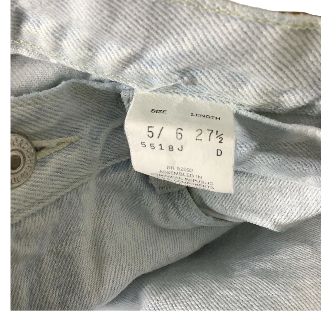 Vintage Jeans 80s 90s High Waisted Crop Light Wash Ankle Zippers 24x27 by Jordache - Image 5