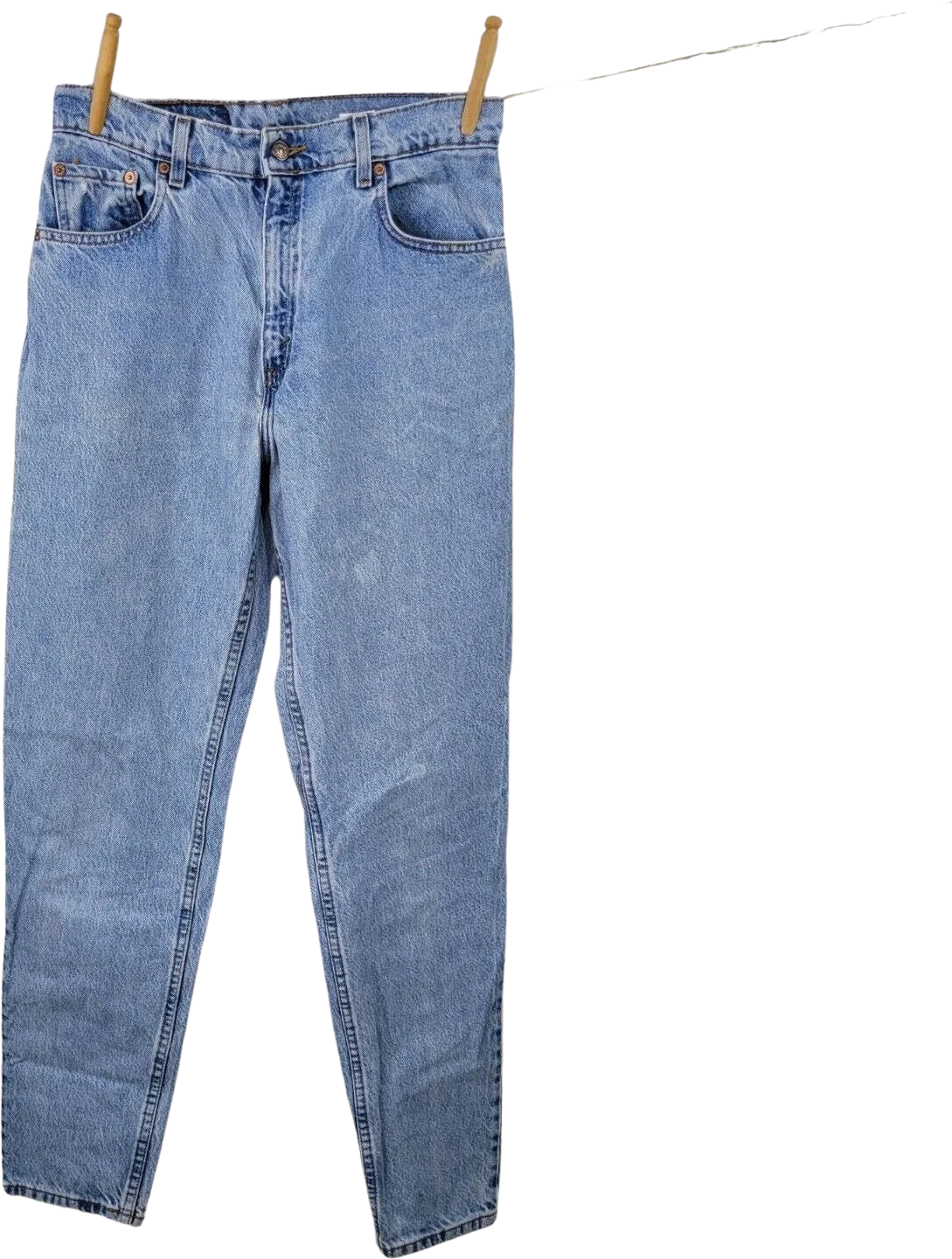 Vintage Jeans Size 11 Long 30" Denim Pants Red Tab 550 Relaxed Tapered by Levis