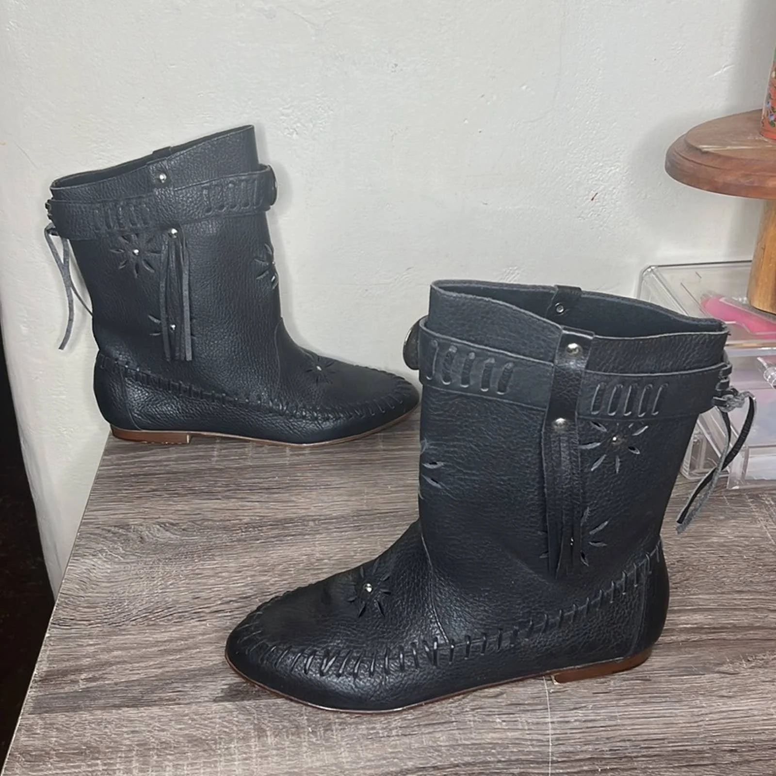 Vintage Jordache Moccasin Boots by Jordache - Image 4
