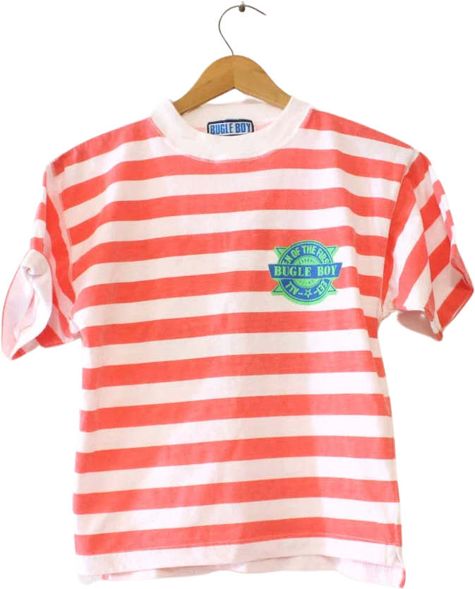 Vintage Kids Bugle Boy T-Shirt Medium by Bugle Boy