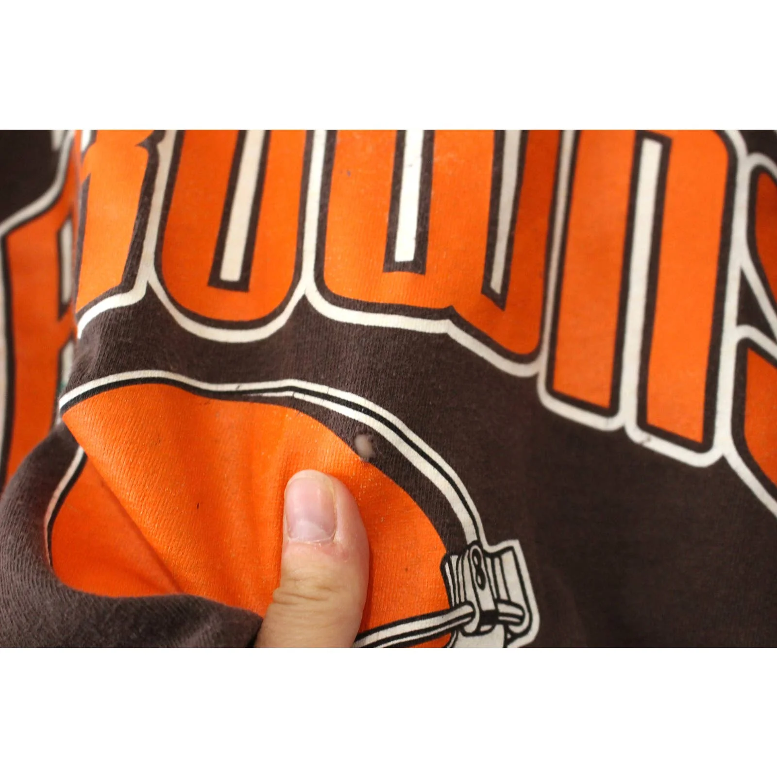 Vintage Kids Cleveland Browns Football T-Shirt Medium by GTS - Image 4
