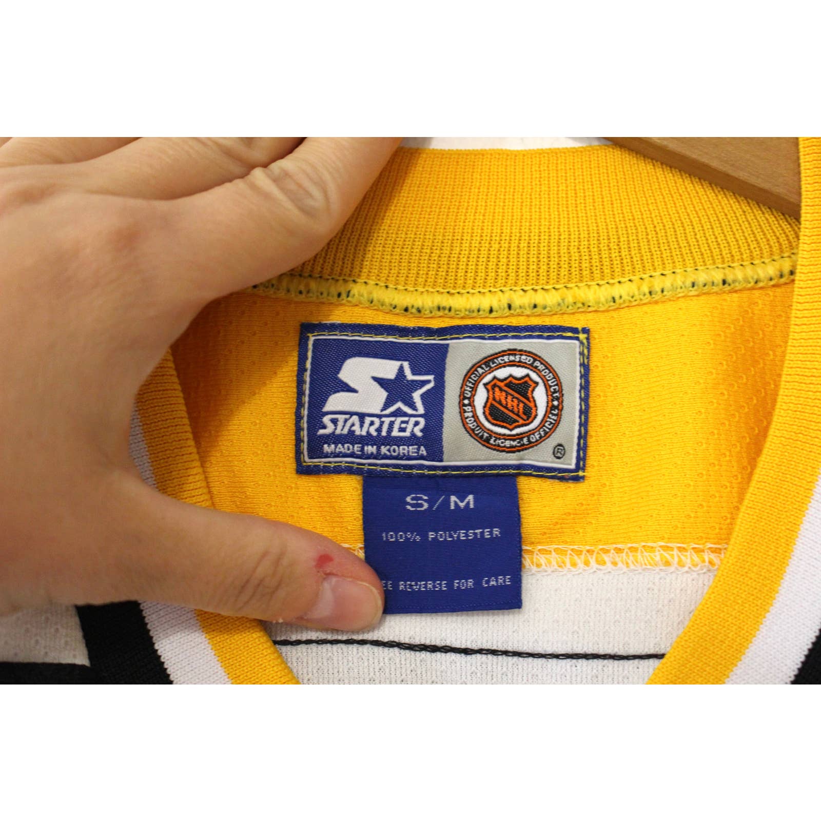 Vintage Kids Pittsburgh Penguins Nhl Hockey Starter Jersey Small/medium by Starter - Image 4