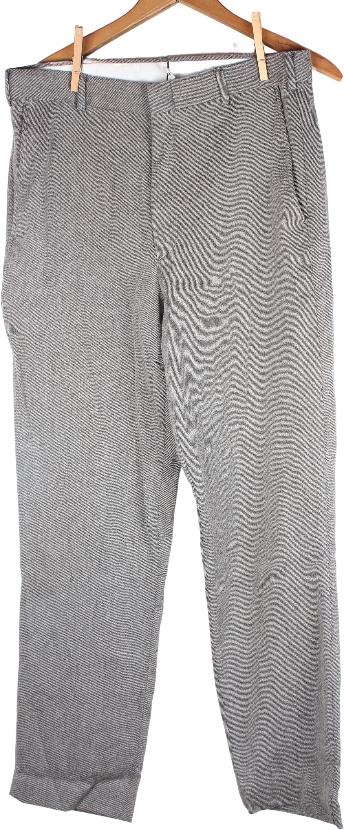 Vintage L. L. Bean Brand Men's Gray Wool Nylon Blend Knit Pants Preppy Style by L.l. Bean