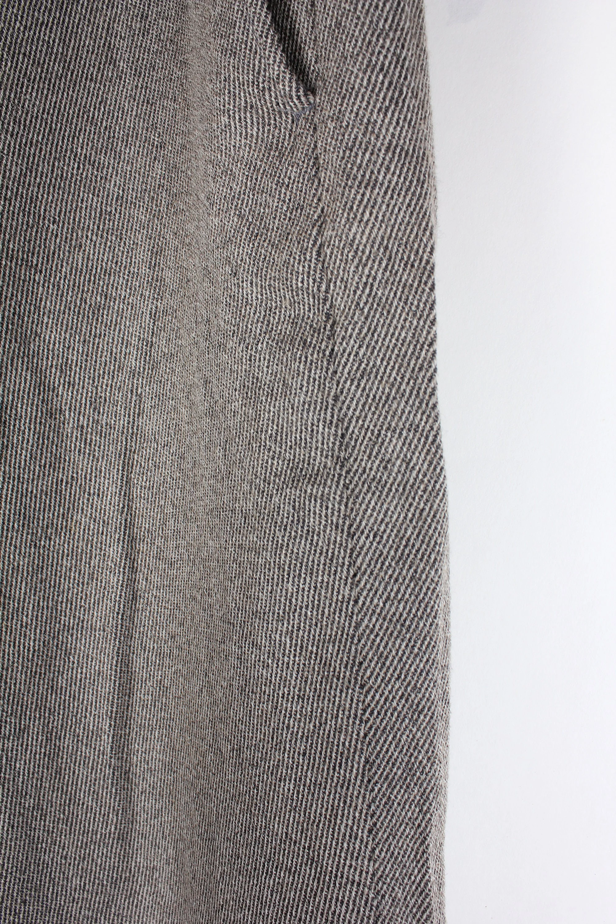 Vintage L. L. Bean Brand Men's Gray Wool Nylon Blend Knit Pants Preppy Style by L.l. Bean - Image 6