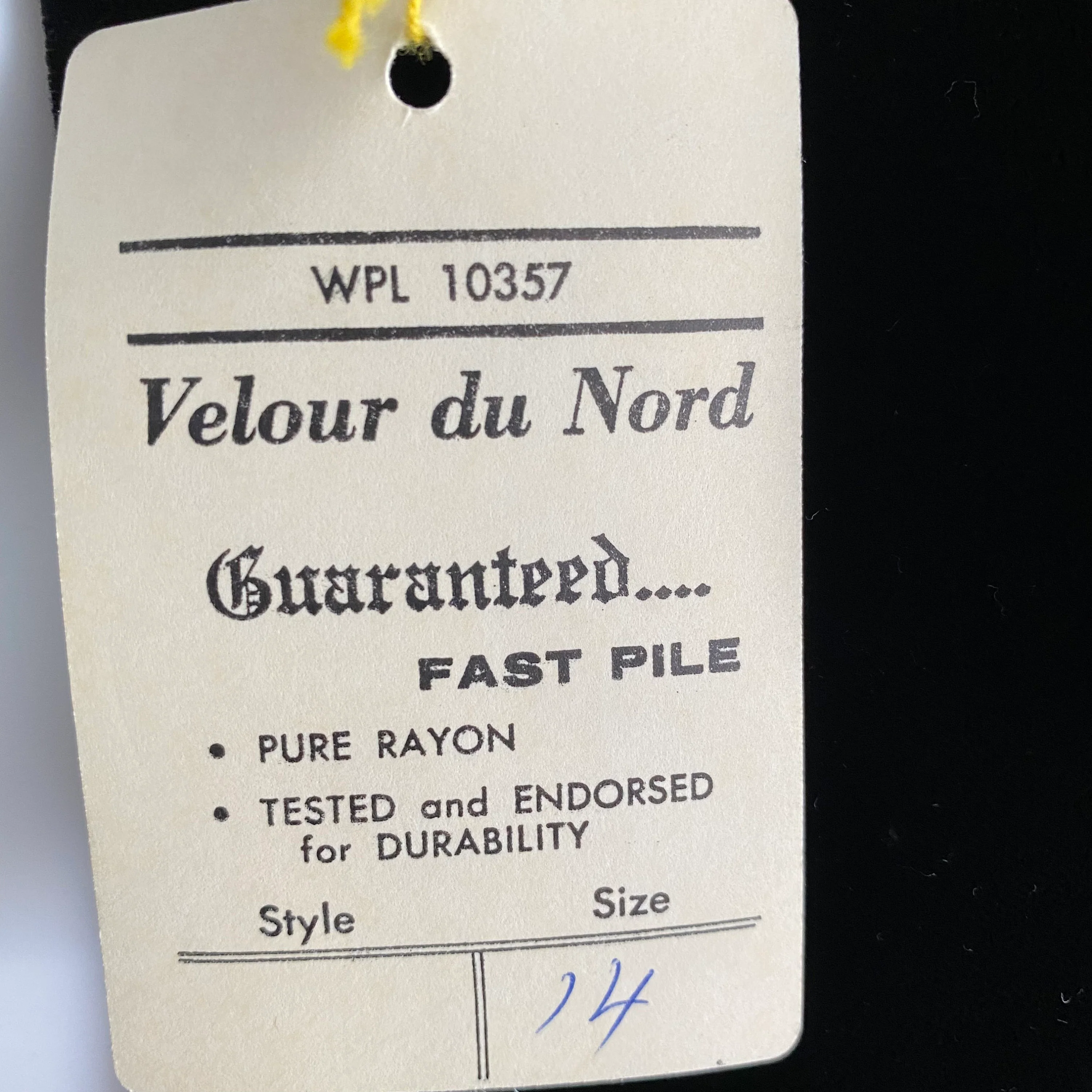 Vintage Late 50s/early 60s Black Swing Coat by Velour Du Nord - Image 7