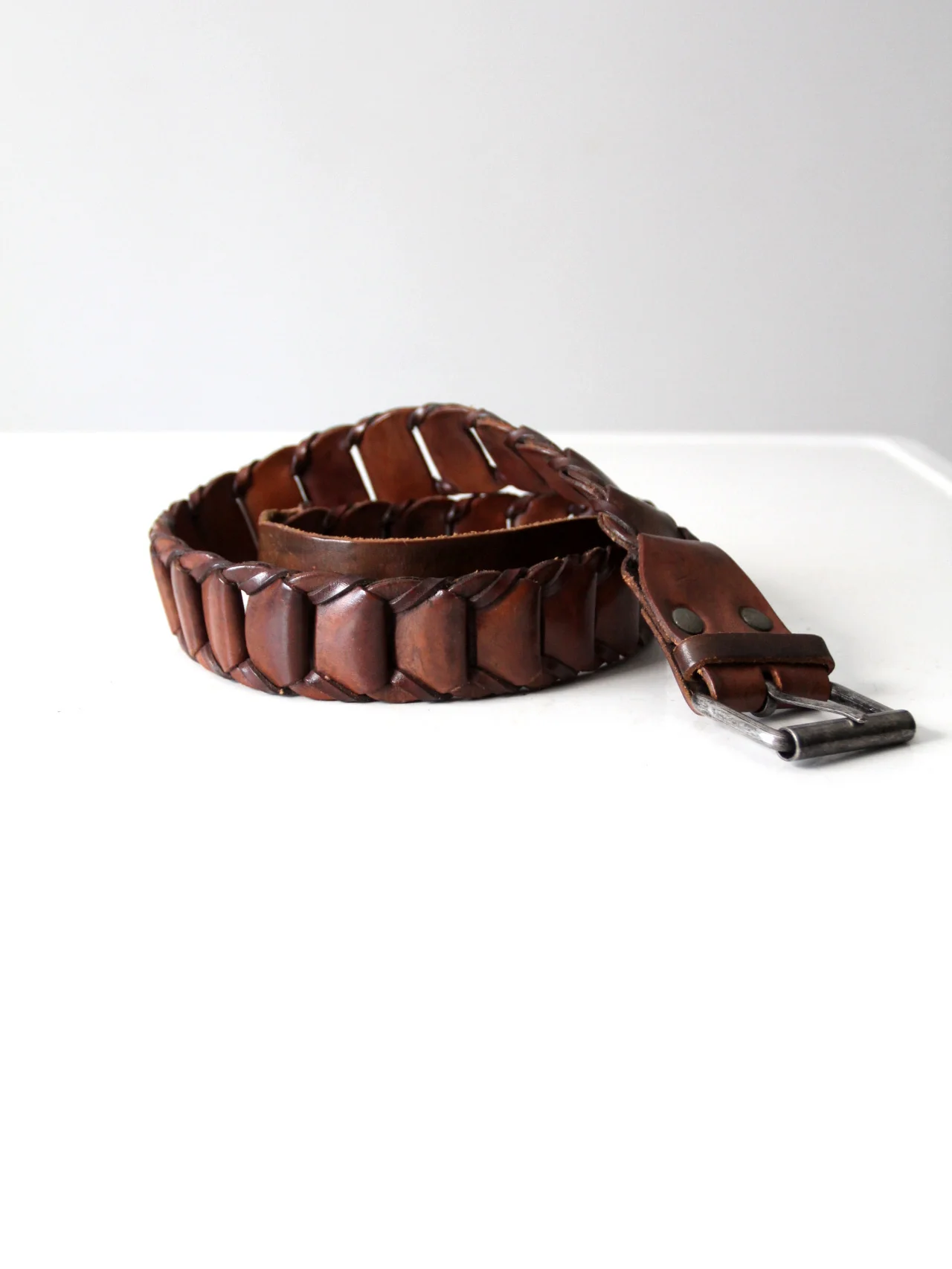 Vintage Leather Belt - Image 7
