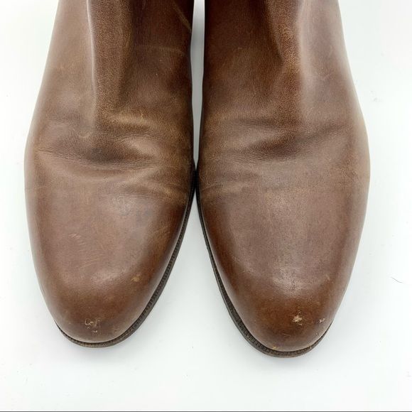 Vintage Leather Boots 8. 5 D Handmade Italy Western by Susan Bennis Warren Edwards - Image 12