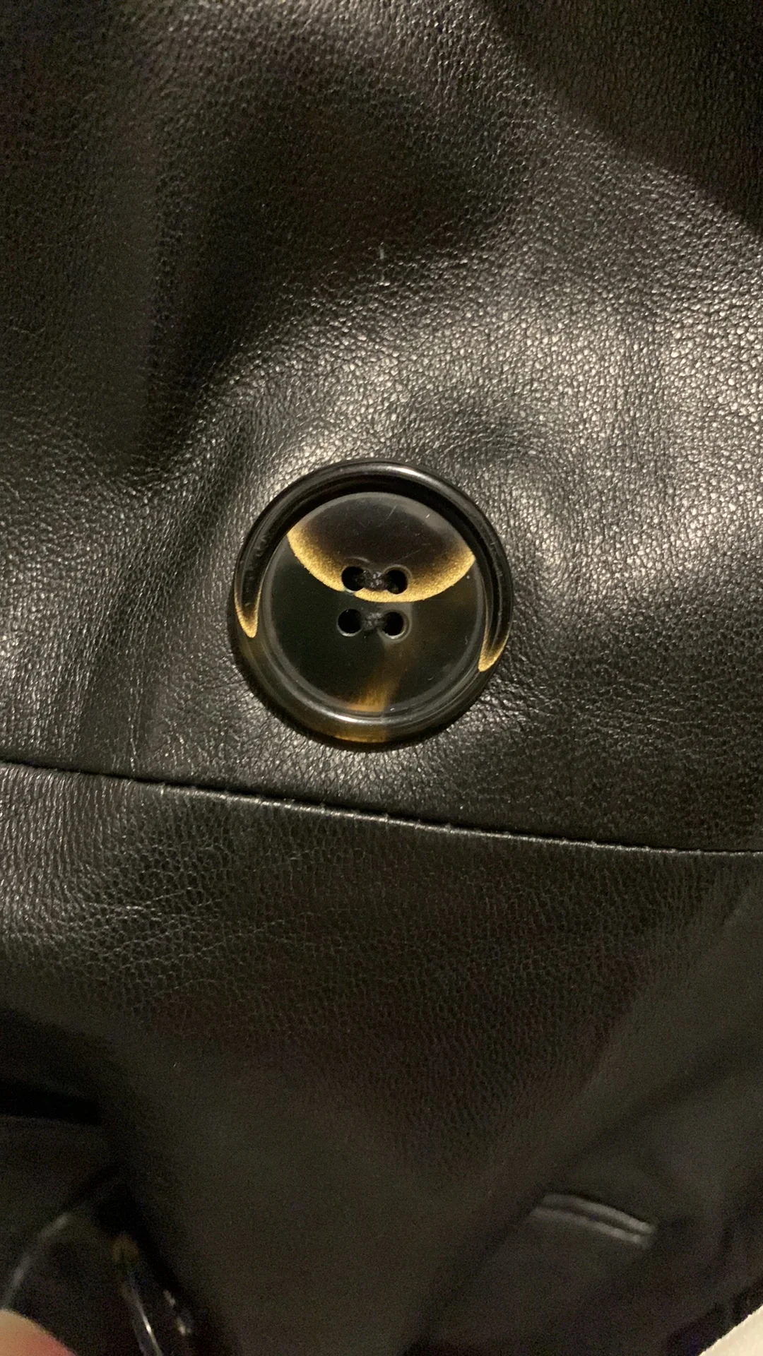 Vintage Leather Trench By Yves Saint Laurent - Image 3