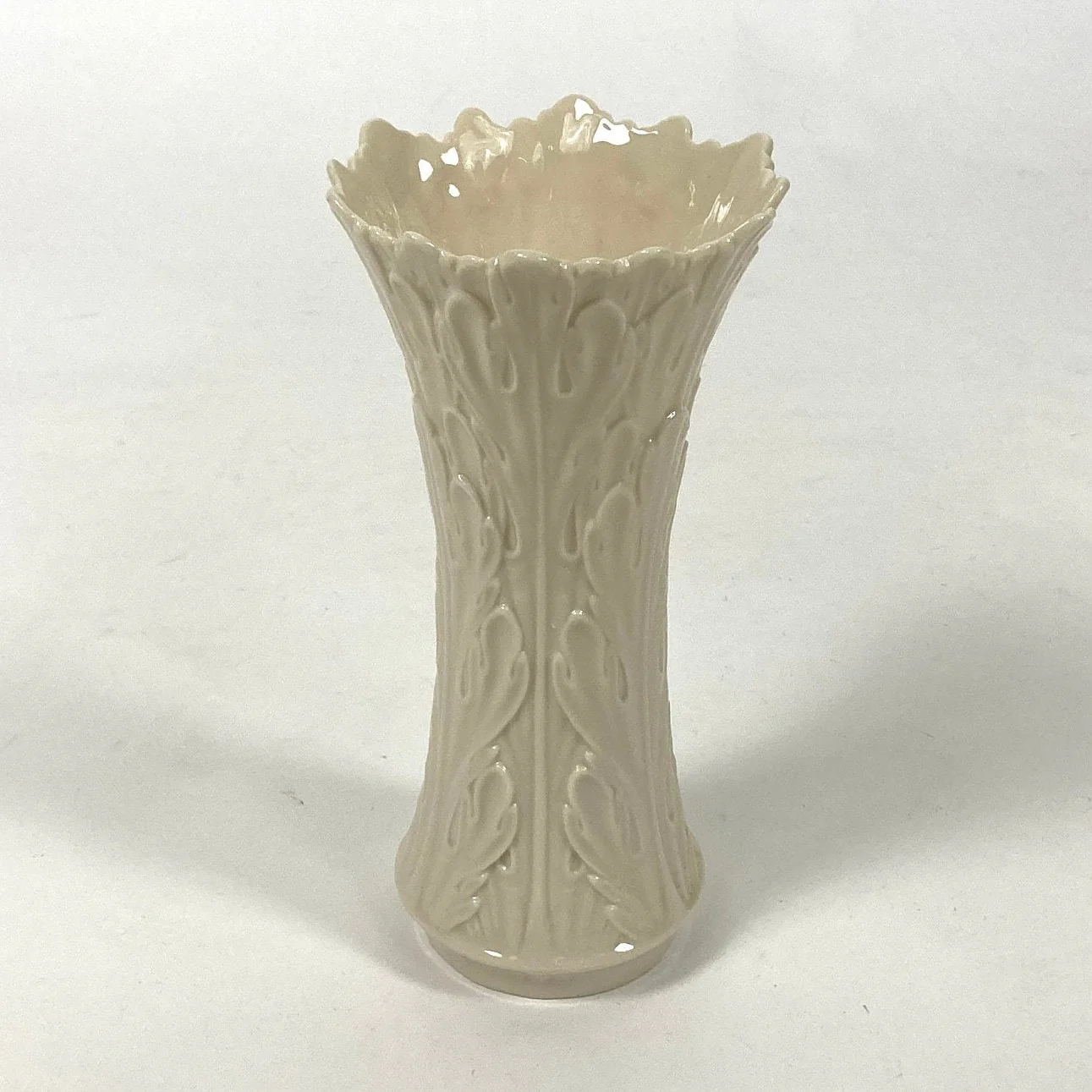 Vintage Lenox Woodland Ivory Porcelain Vase by Lenox - Image 2